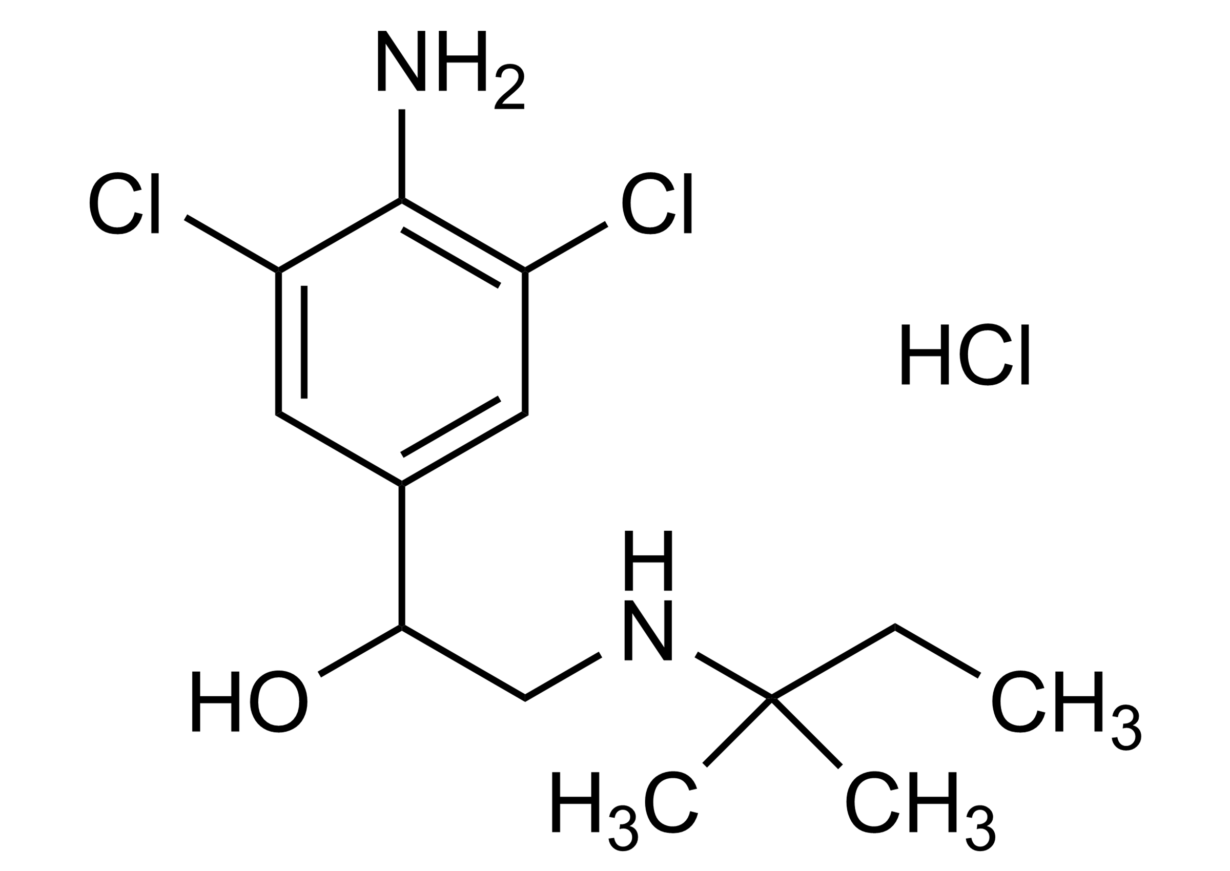 Clenpenterol hydrochloride Reference Standard Image Clenpenterol hydrochloride reference standard for LC-MS/MS and GC-MS quantification