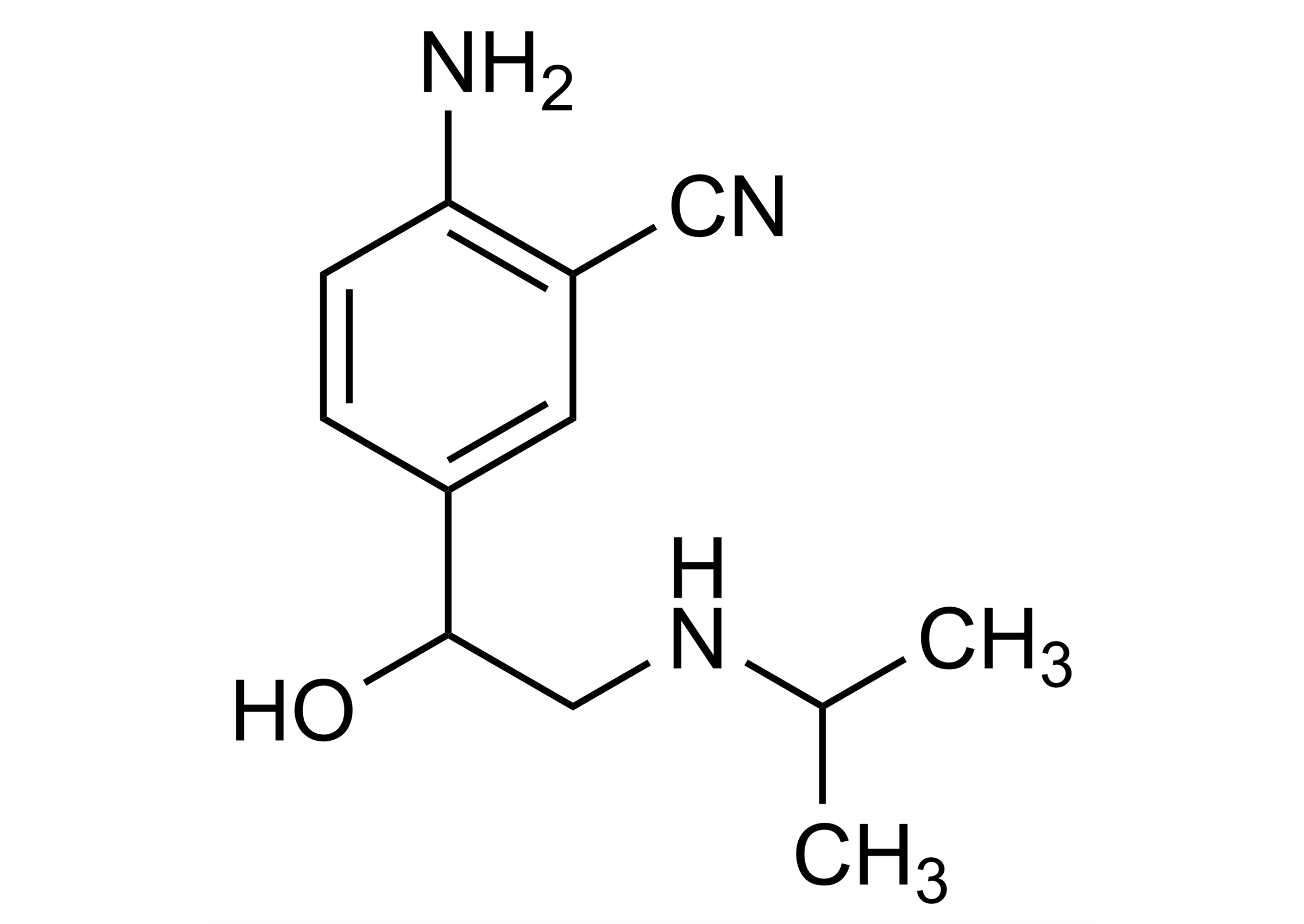 Cimaterol 54239-37-1 reference standard molecular structure for LC-MS/MS and GC-MS