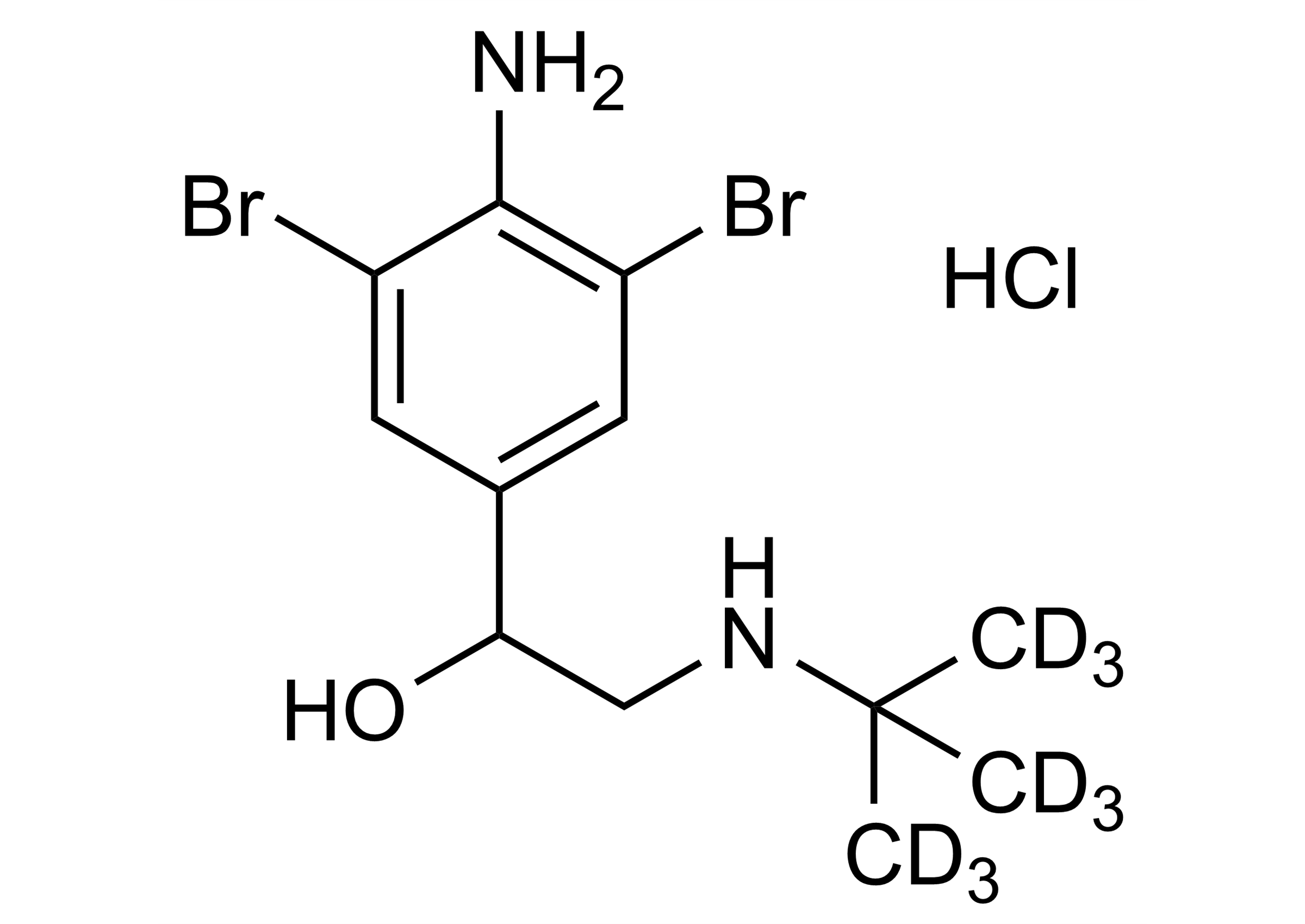 Brombuterol-D9 hydrochloride reference standard for LC-MS/MS and GC-MS calibration