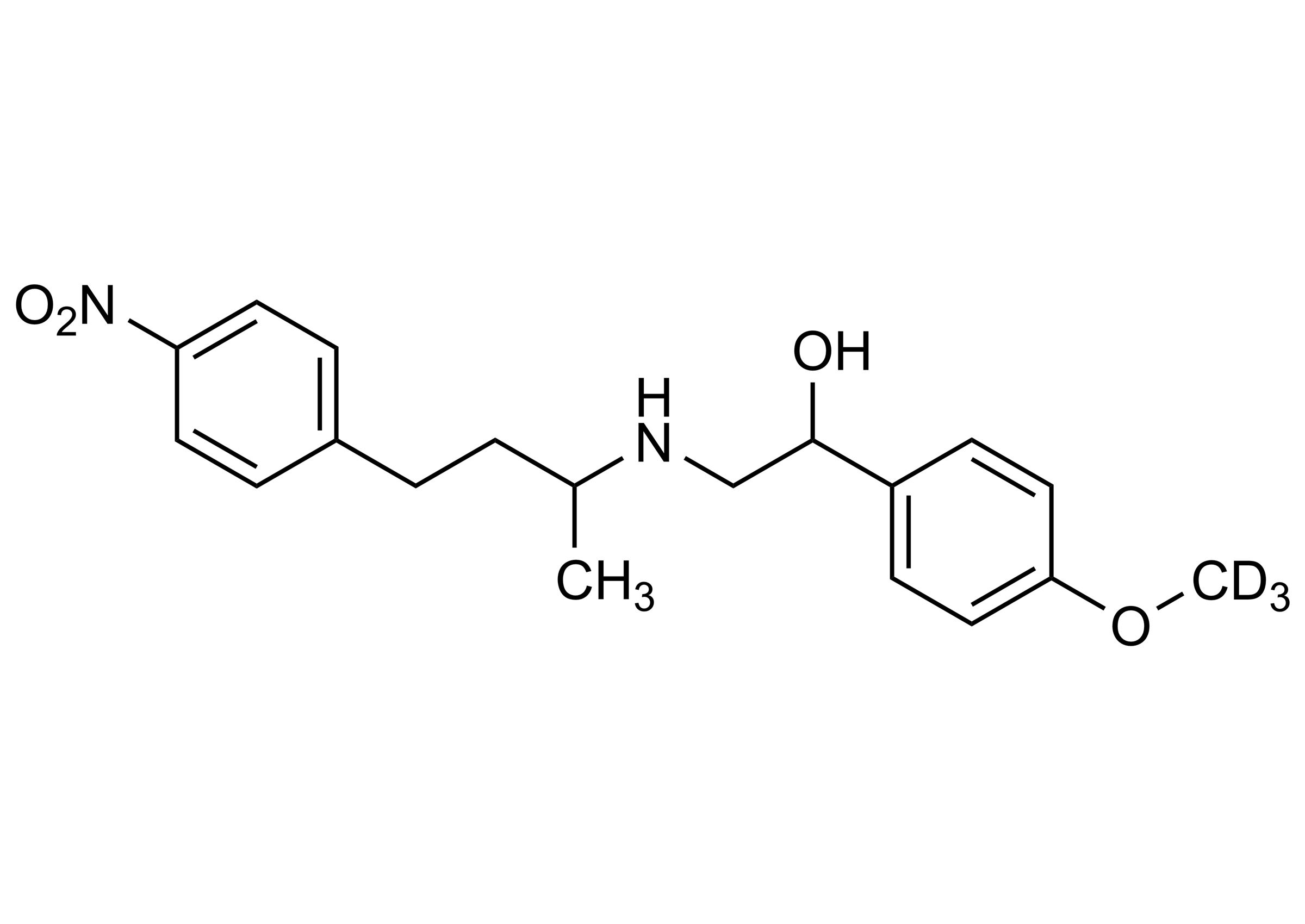 Phenylethanolamine A-D3 molecular structure reference standard for LC-MS/MS and GC-MS quantification