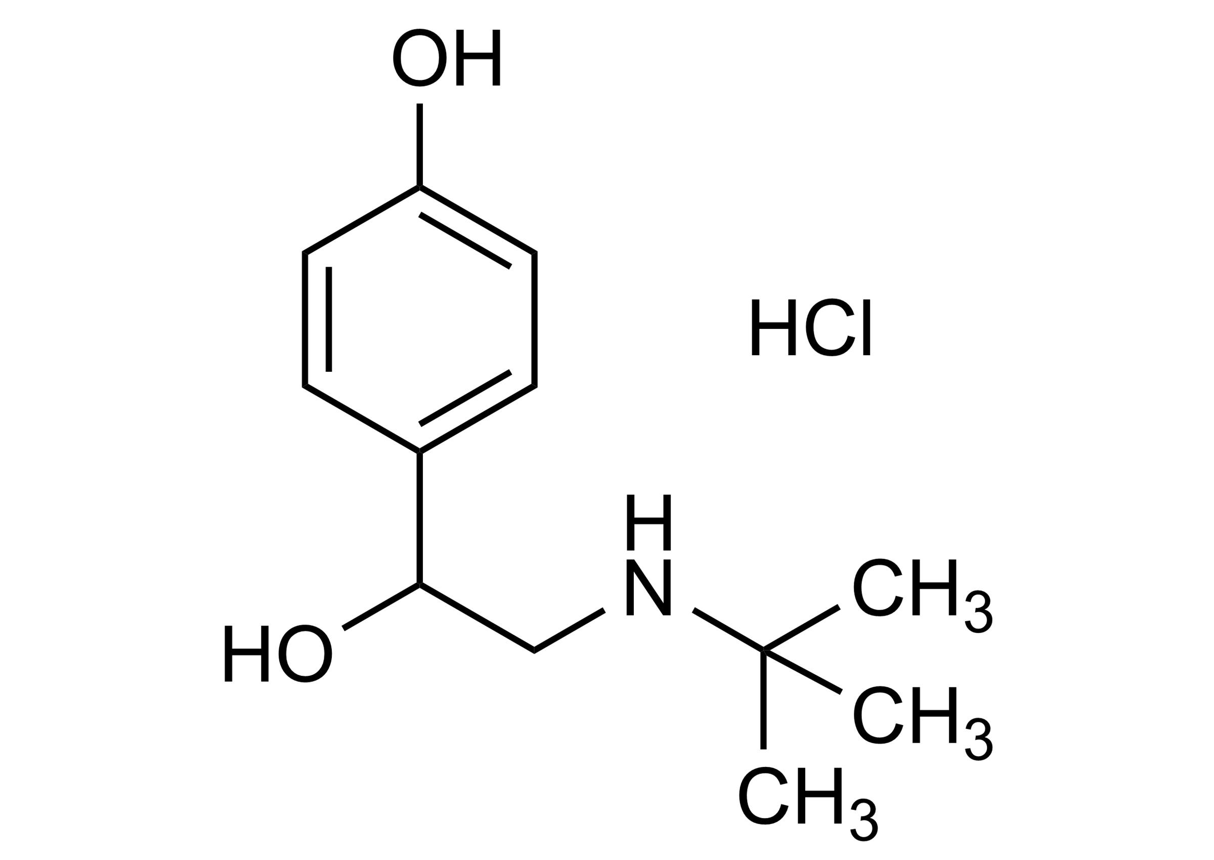 Buctopamine hydrochloride molecular structure reference standard (CAS 112337-52-7)