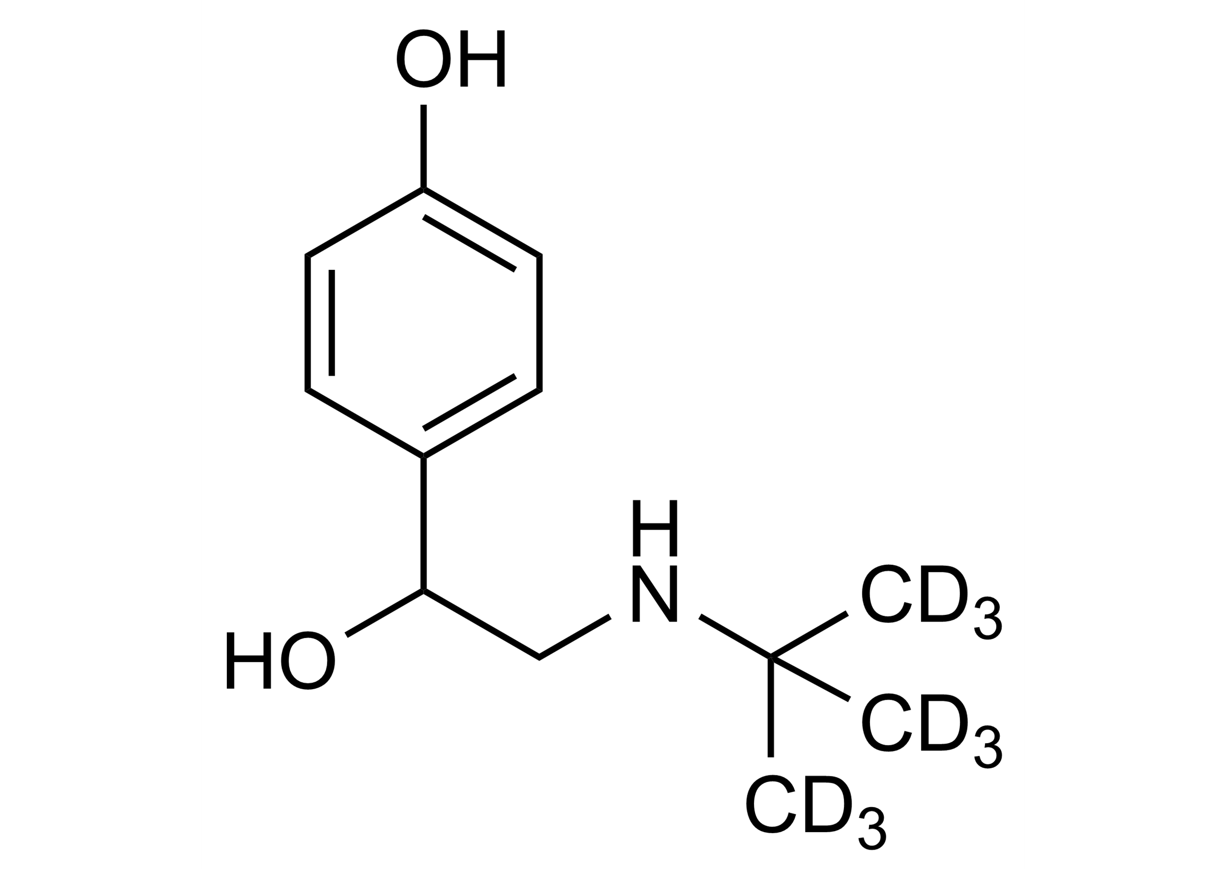 Buctopamine D9 reference standard molecular structure for LC-MS/MS and GC-MS calibration