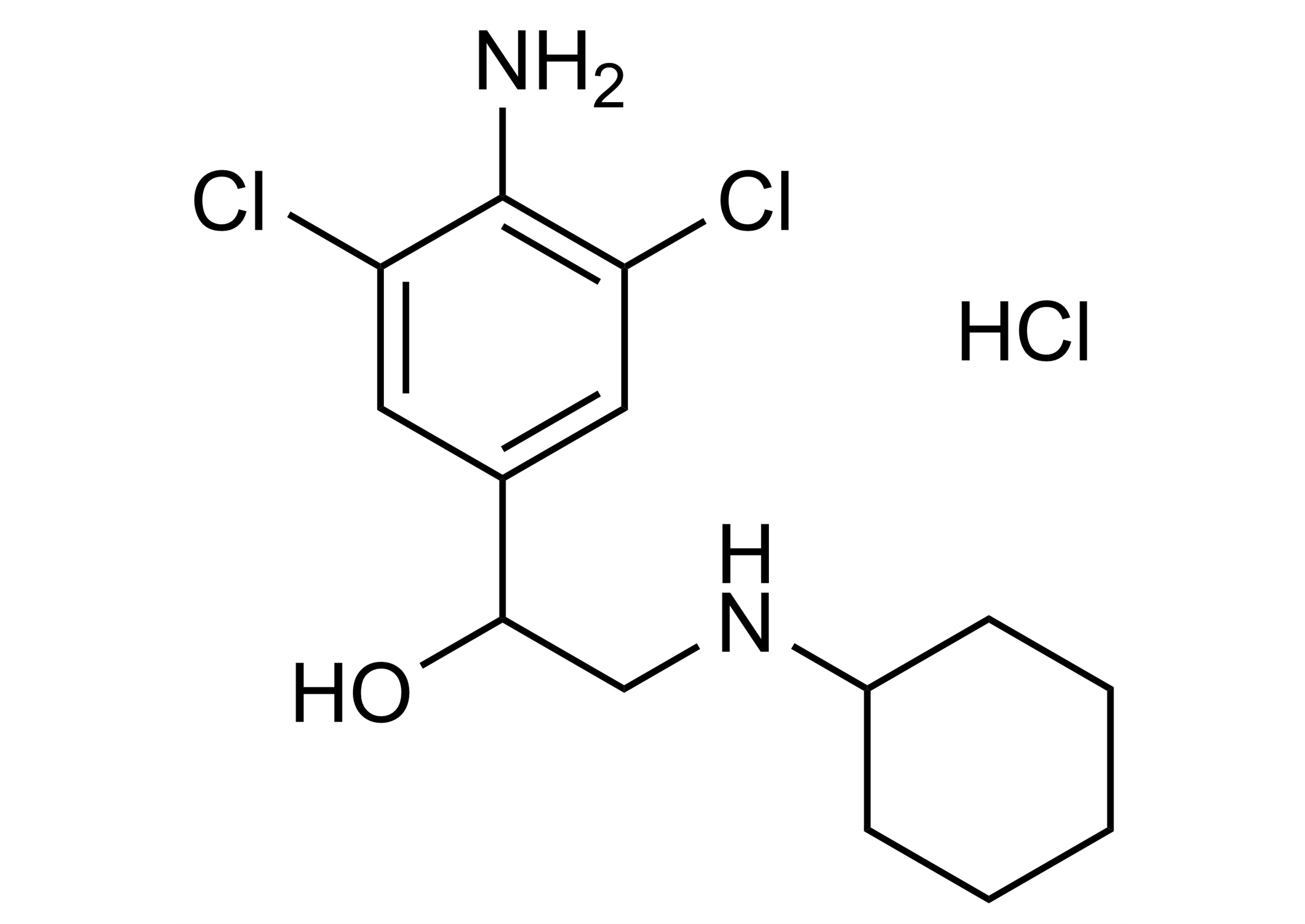 Clenhexyl hydrochloride reference standard molecular structure (CAS 37162-93-9)