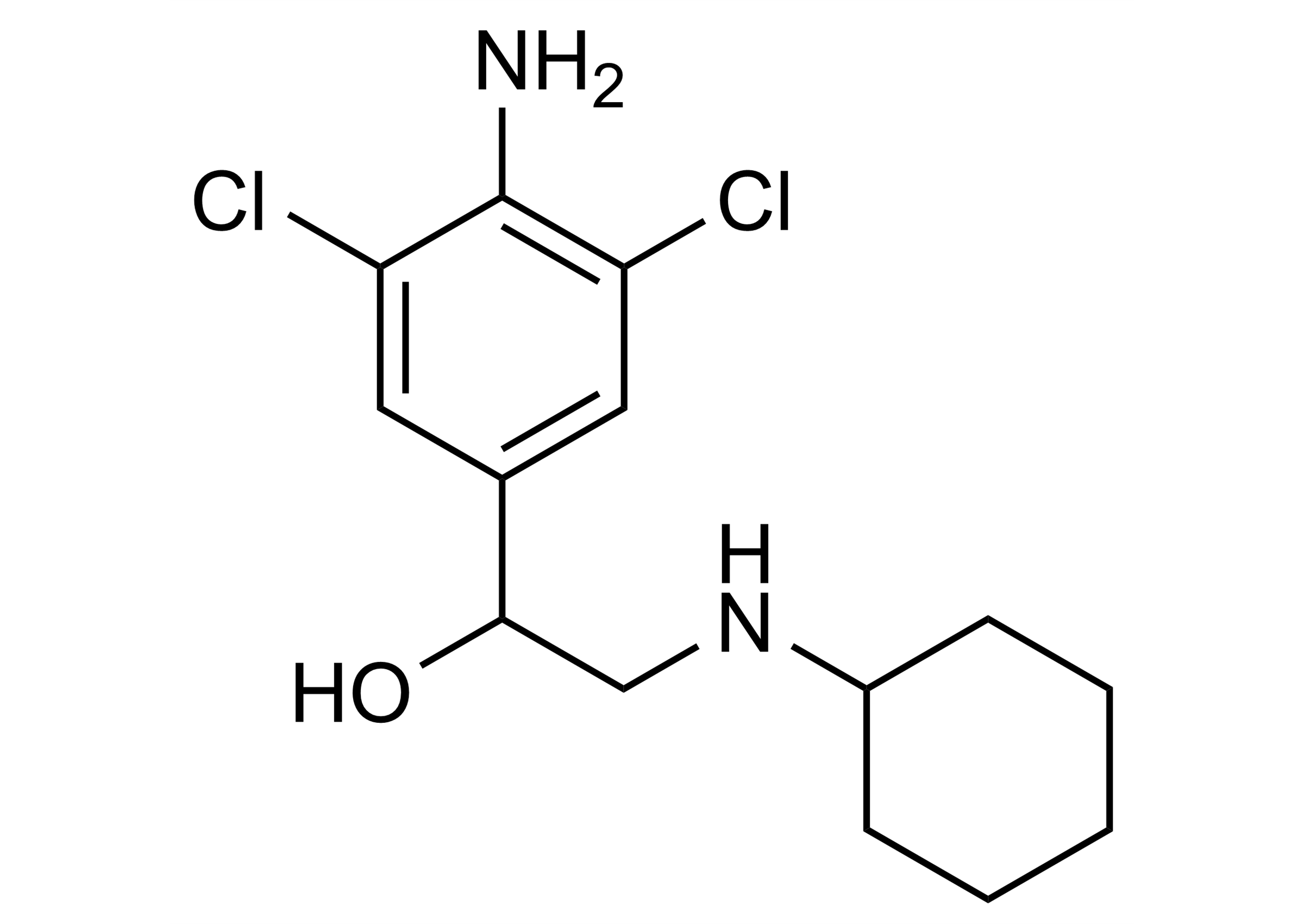 Clenhexyl reference standard molecular structure CAS 88151-16-0 for LC-MS/MS and GC-MS calibration