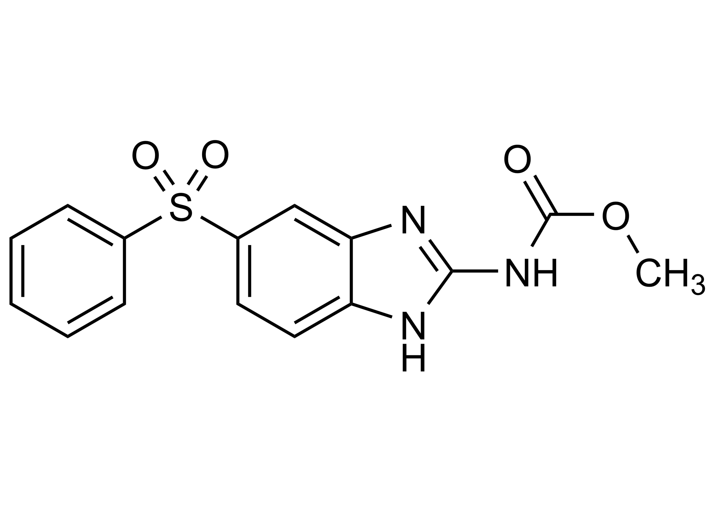 Fenbendazole sulfone Reference Standard - Molecular Structure Fenbendazole sulfone reference standard molecular structure for LC-MS/MS and GC-MS