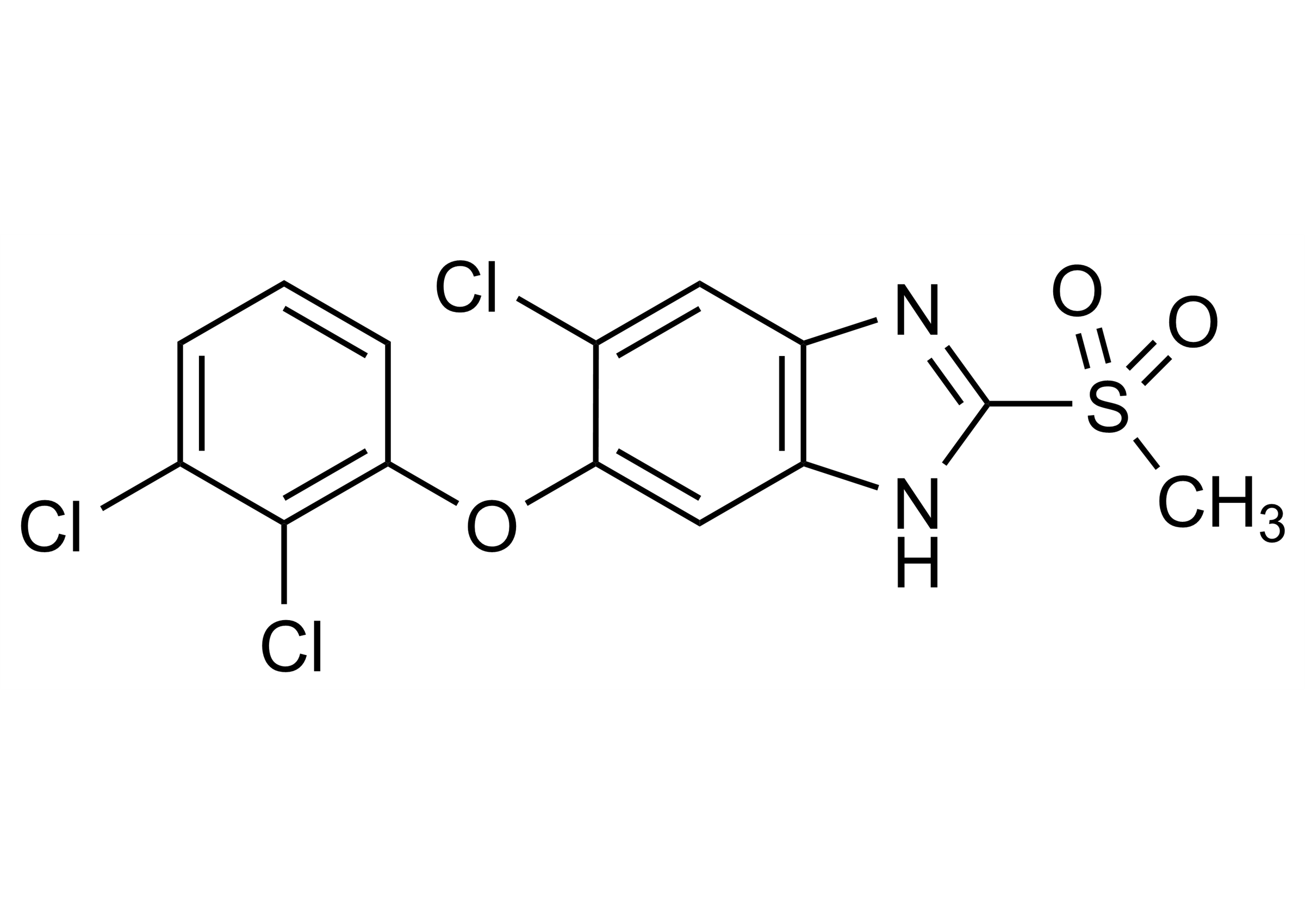 Triclabendazole sulfone reference standard structure for LC-MS/MS and GC-MS quantification