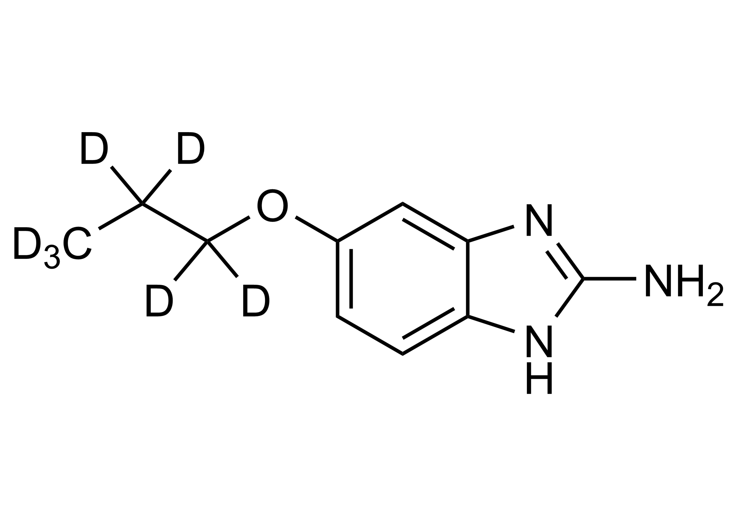 Oxibendazole amine D7 reference standard molecular structure for LC-MS/MS and GC-MS