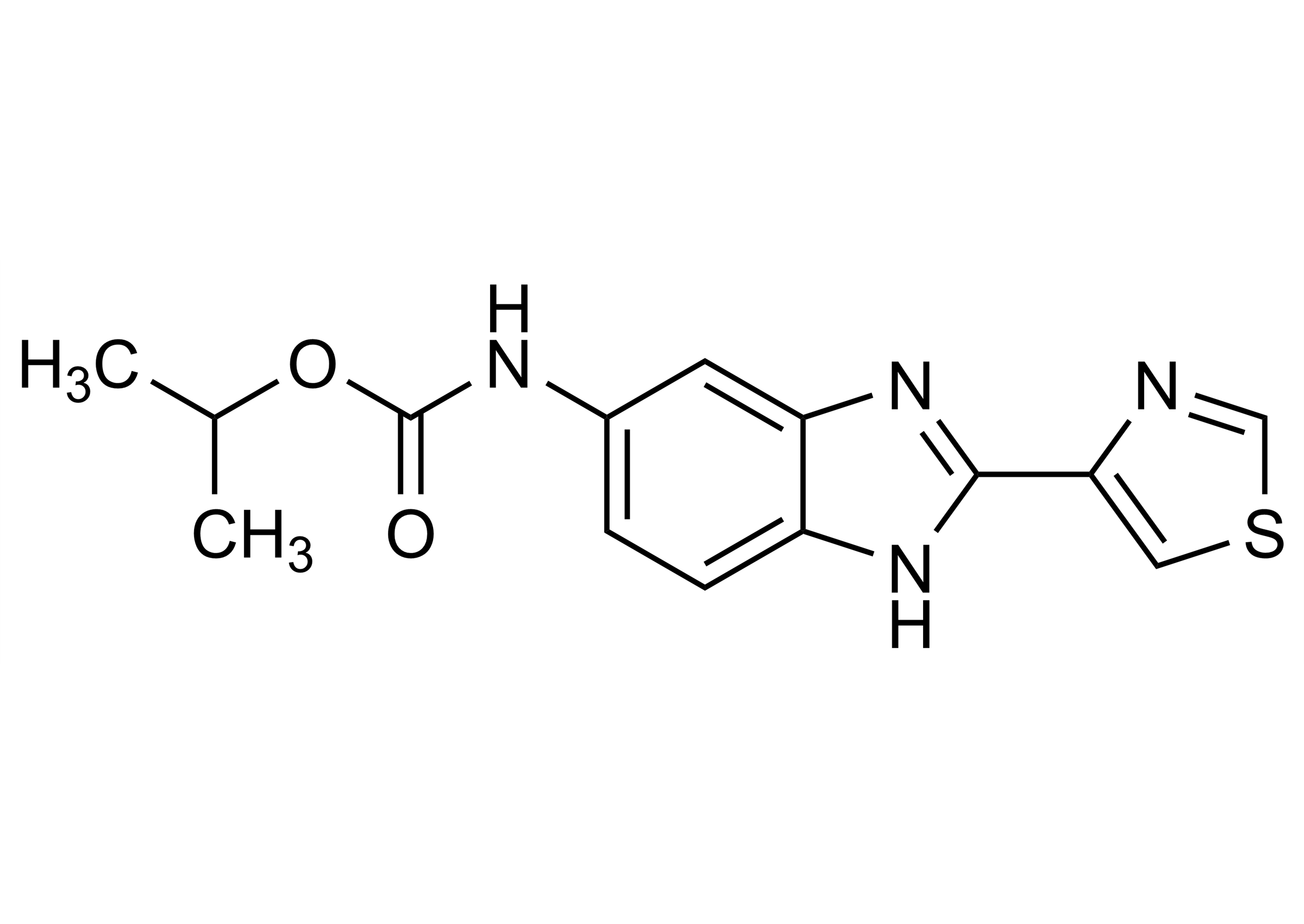 Cambendazole reference standard molecular structure (CAS 26097-80-3)