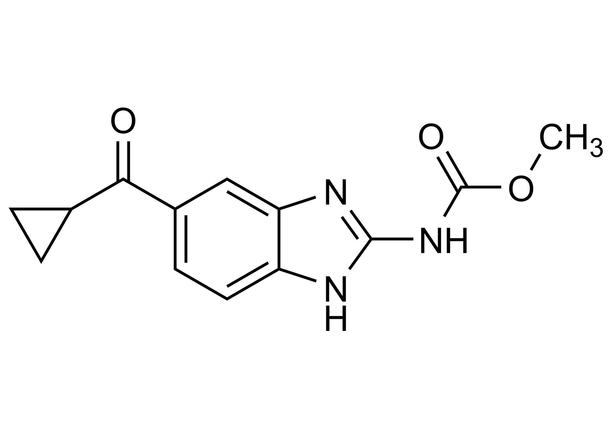 Ciclobendazole Cyclobendazole reference standard molecular structure - WITEGA Laboratorien Berlin-Adlershof GmbH