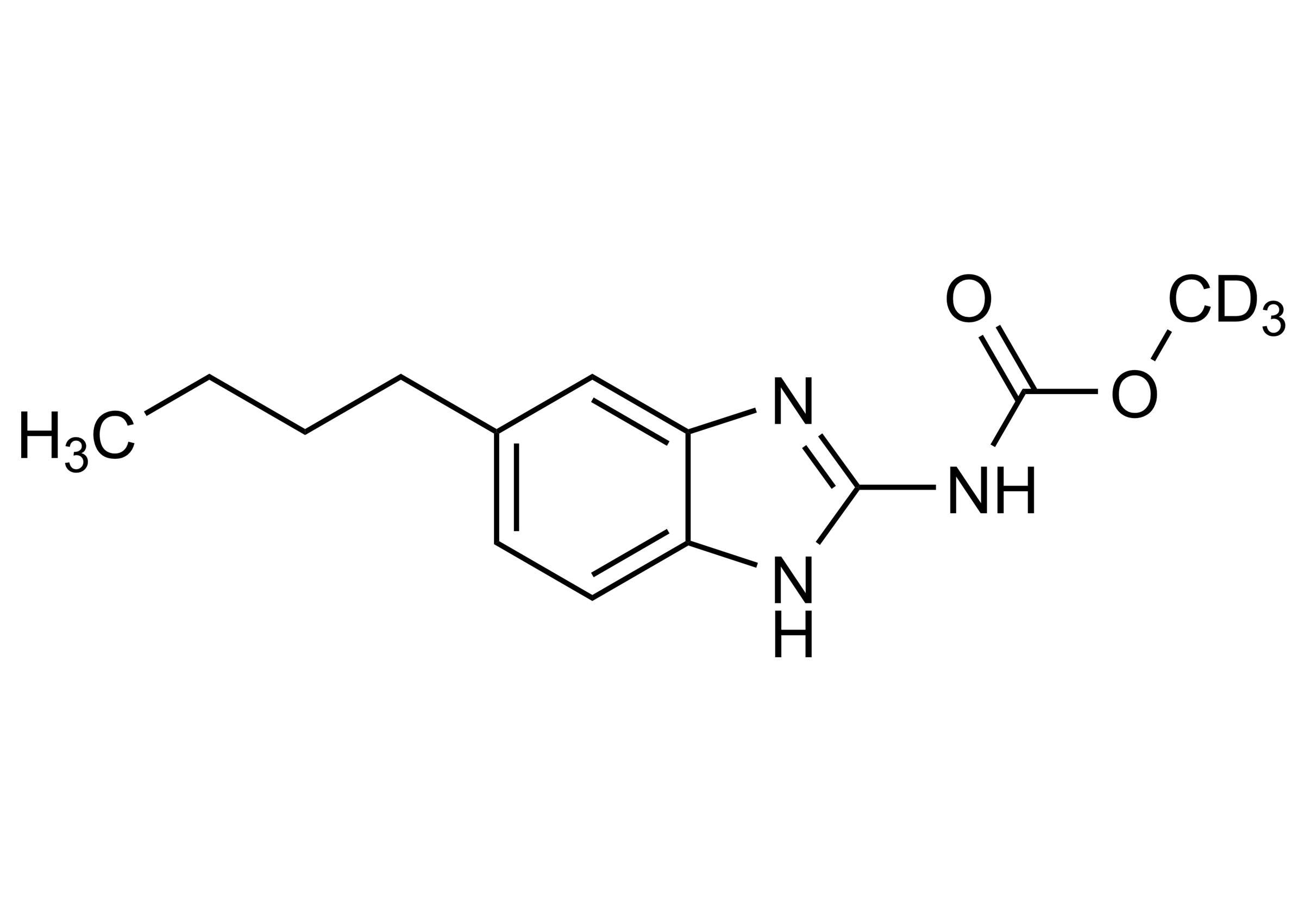 Parbendazole-D3 reference standard molecular structure for LC-MS/MS and GC-MS