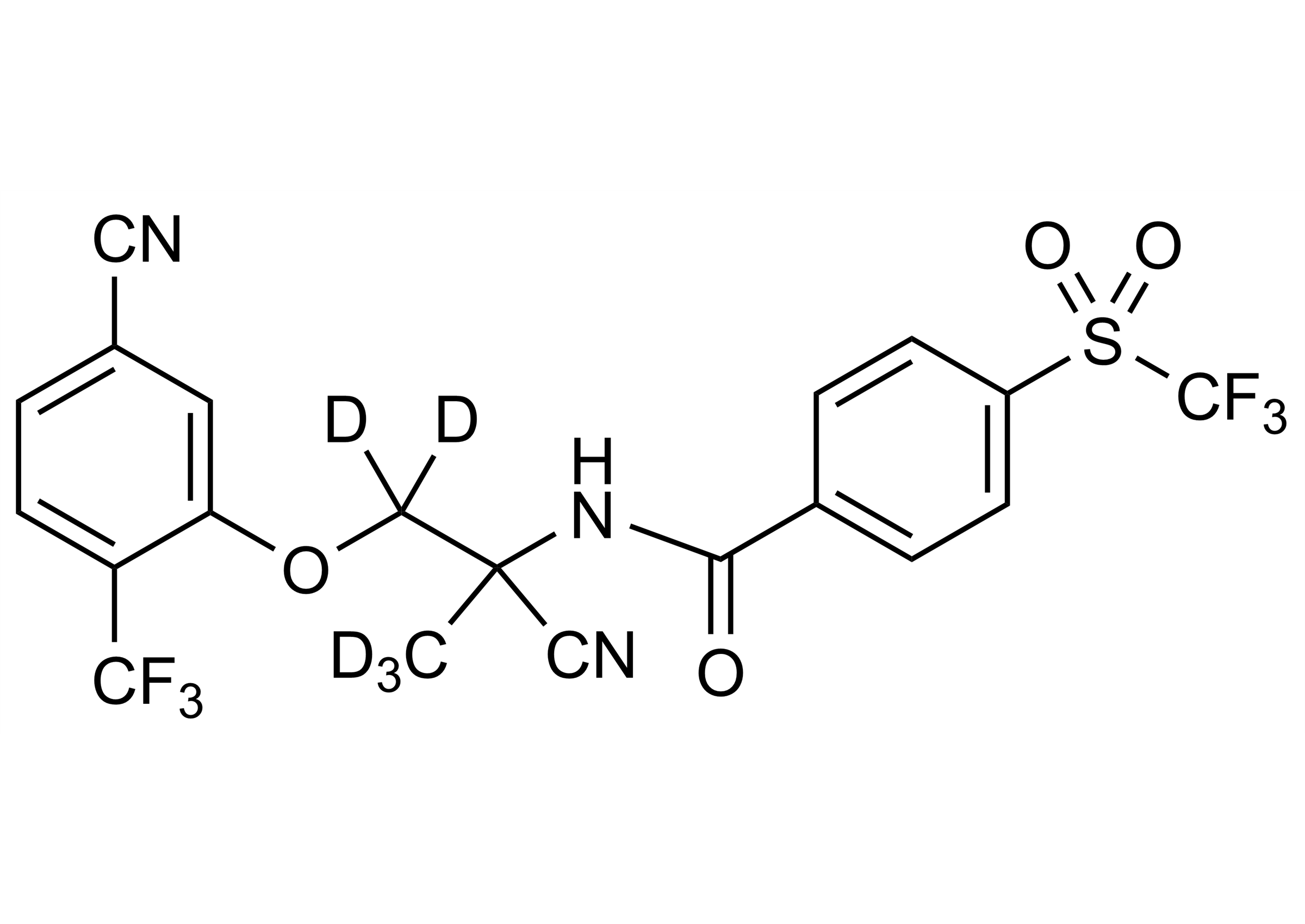 Structure of Monepantel sulfone D5 reference standard for LC-MS/MS and GC-MS analysis