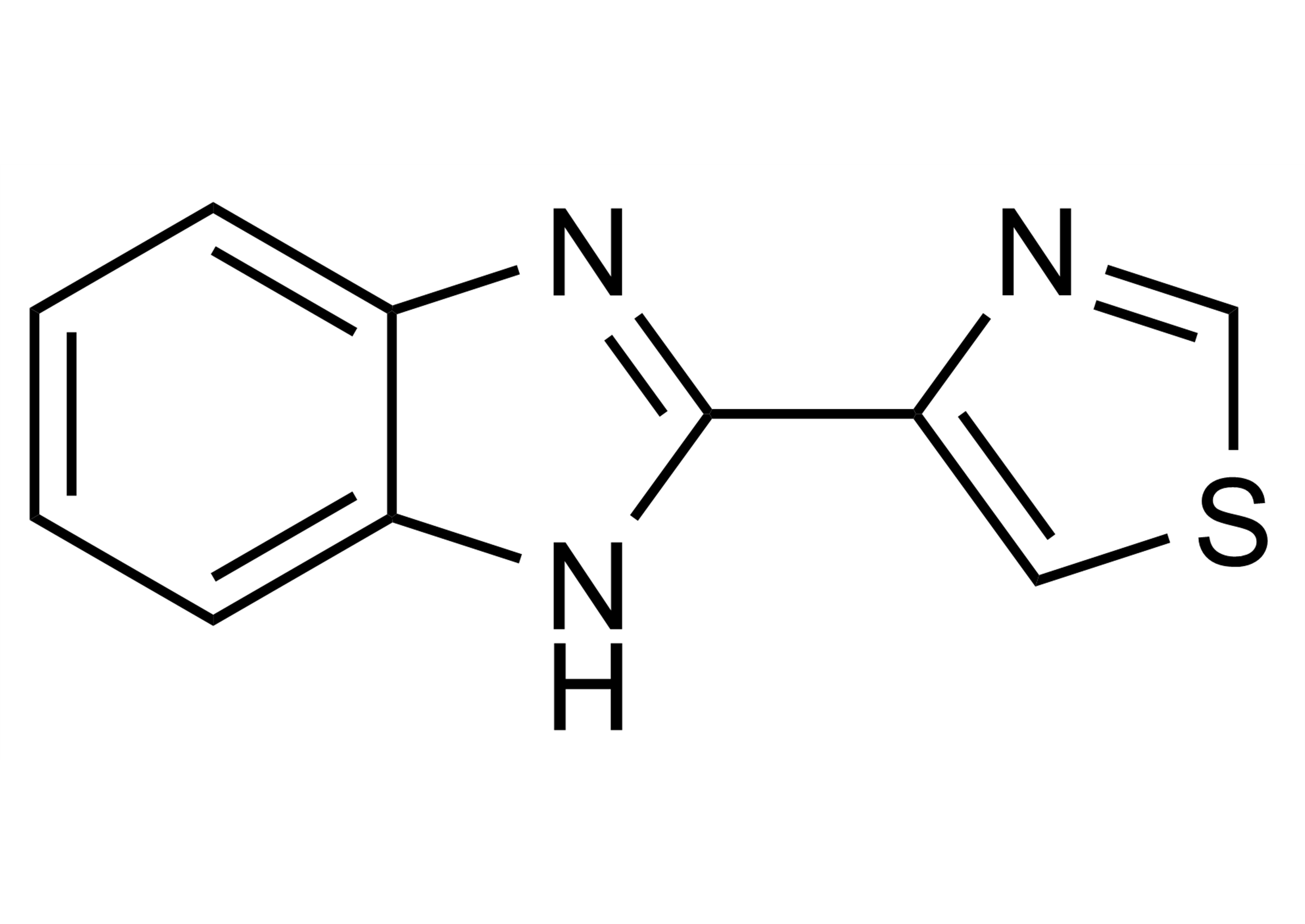 Thiabendazole reference standard molecular structure for LC-MS/MS and GC-MS analysis