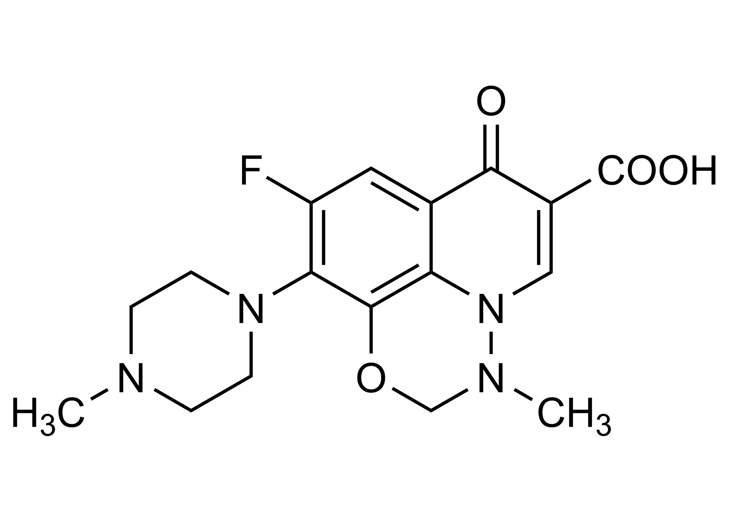 Marbofloxacin reference standard molecular structure for LC-MS/MS and GC-MS analysis