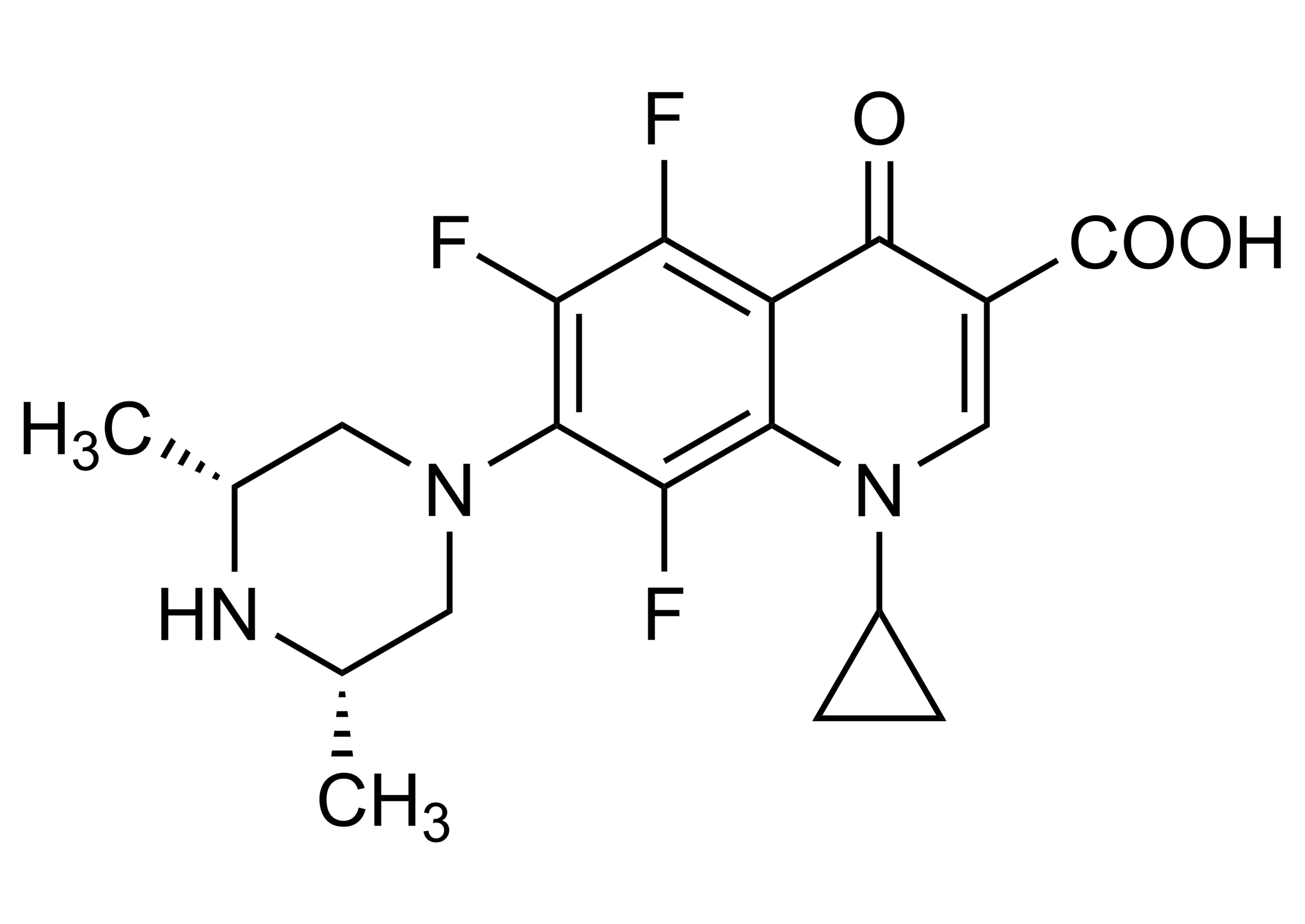 Orbifloxacin reference standard molecular structure (CAS 113617-63-3) for LC-MS/MS and GC-MS calibration