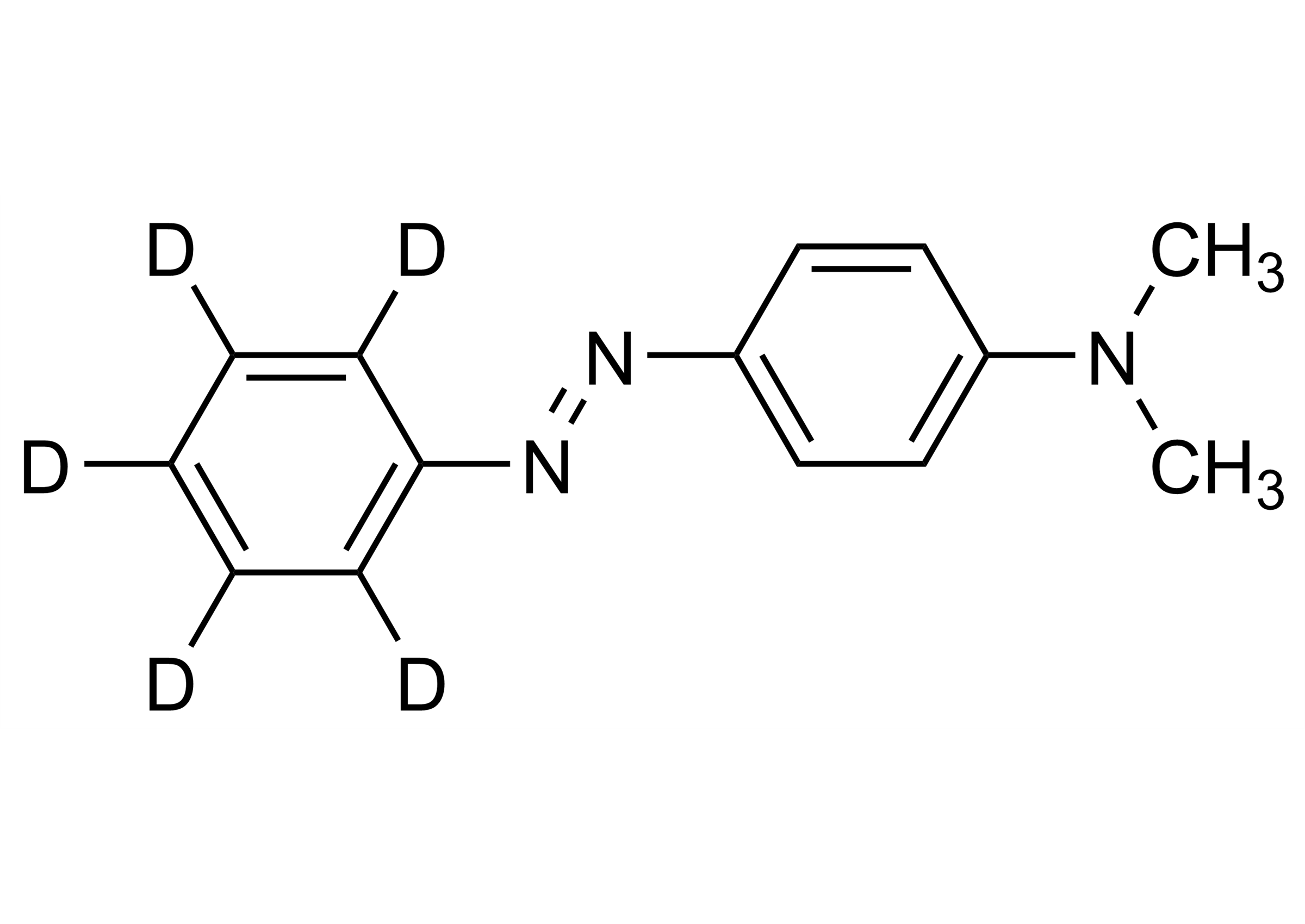 Dimethyl yellow-D5 Butter yellow-(phenyl-D5) molecular structure reference standard for LC-MS/MS and GC-MS