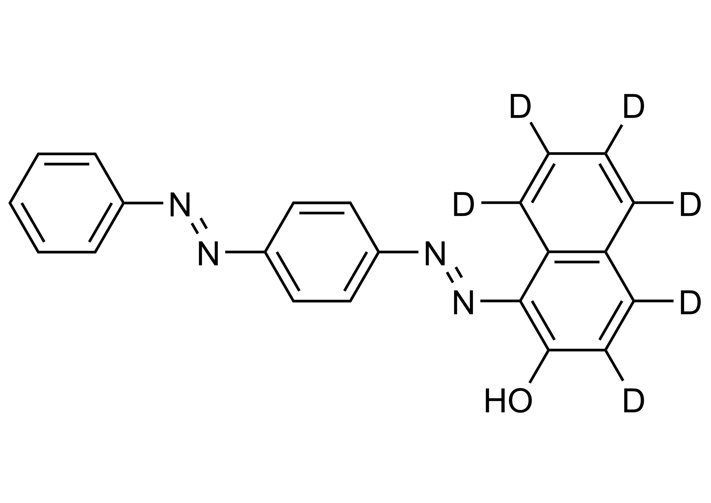 Sudan III-D6 reference standard molecular structure for LC-MS/MS and GC-MS calibration