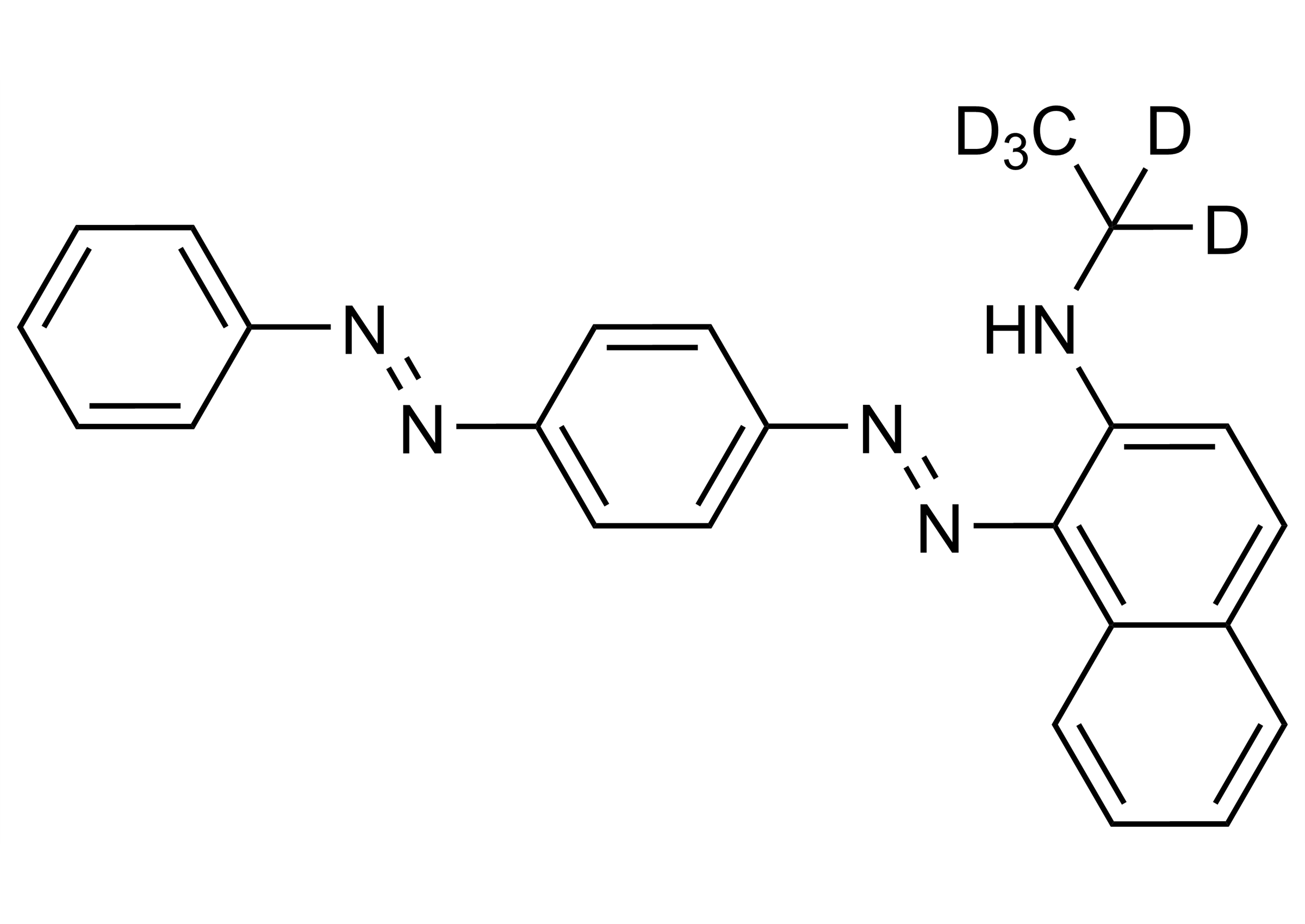 Sudan Red 7B D5 molecular structure reference standard for LC-MS/MS and GC-MS