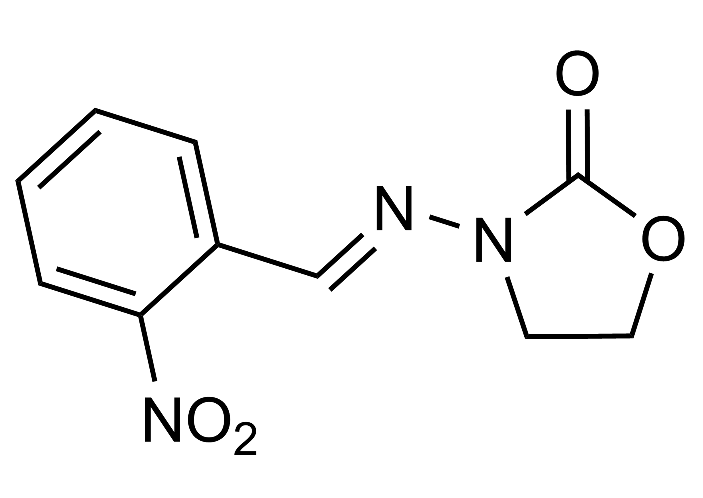 2-NP-AOZ Molecular Structure Reference Standard Image Molecular structure of 2-NP-AOZ reference standard for LC-MS/MS quantification and residue analysis