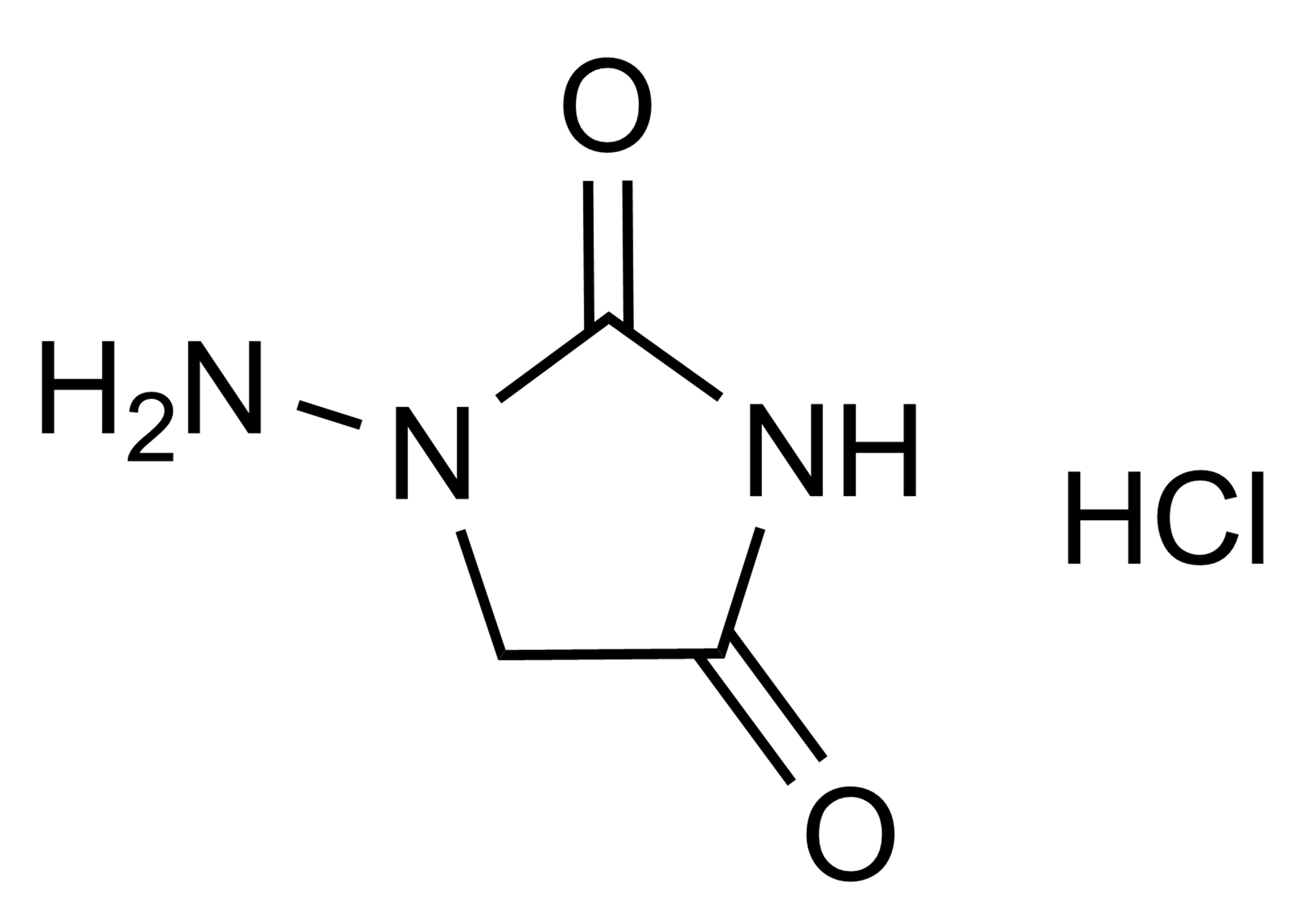 AHD hydrochloride 1-Aminohydantoin hydrochloride reference standard molecular structure for LC-MS/MS and GC-MS