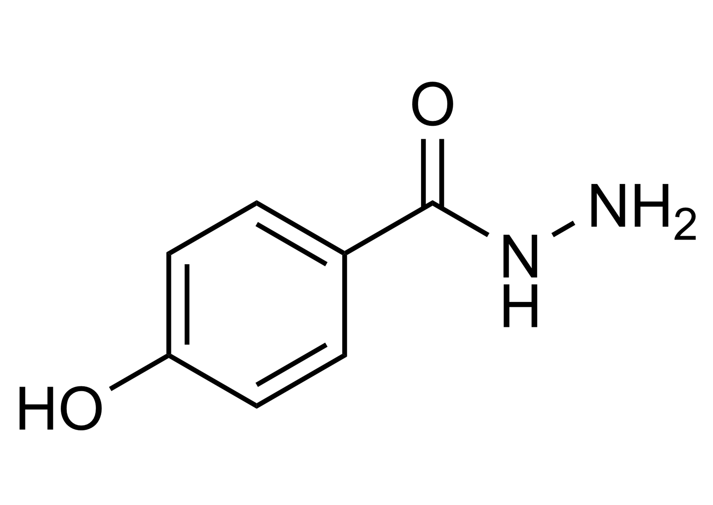 4-Hydroxybenzhydrazide reference standard molecular structure