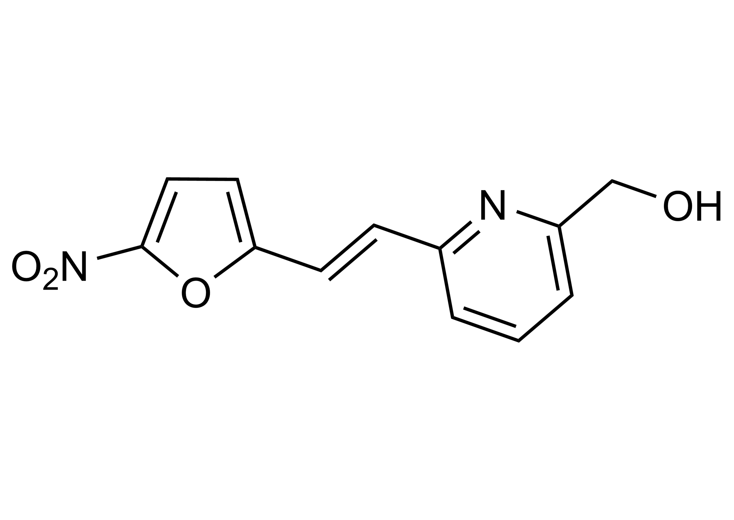 Molecular structure of the Nifurpirinol Furpirinol Furanace reference standard