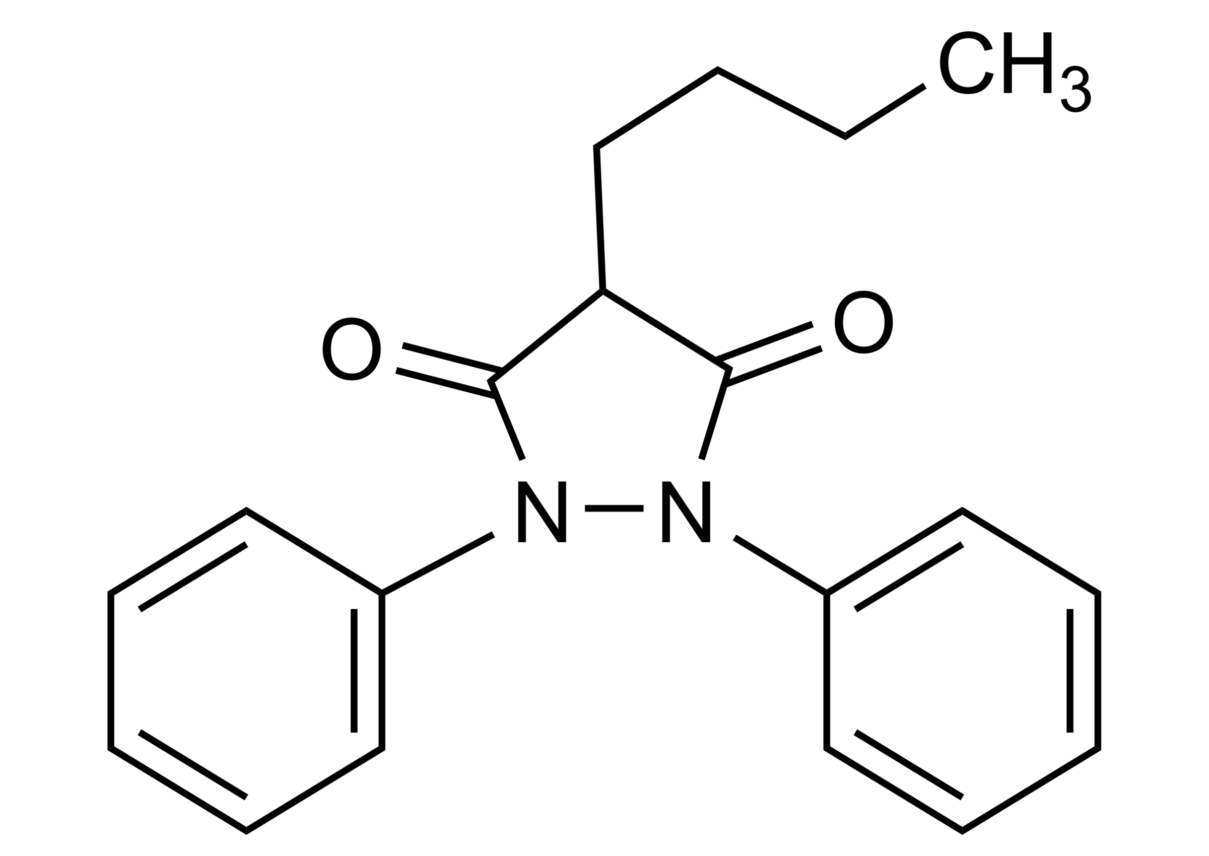 Phenylbutazone reference standard molecular structure CAS 50-33-9 for LC-MS/MS and GC-MS quantification