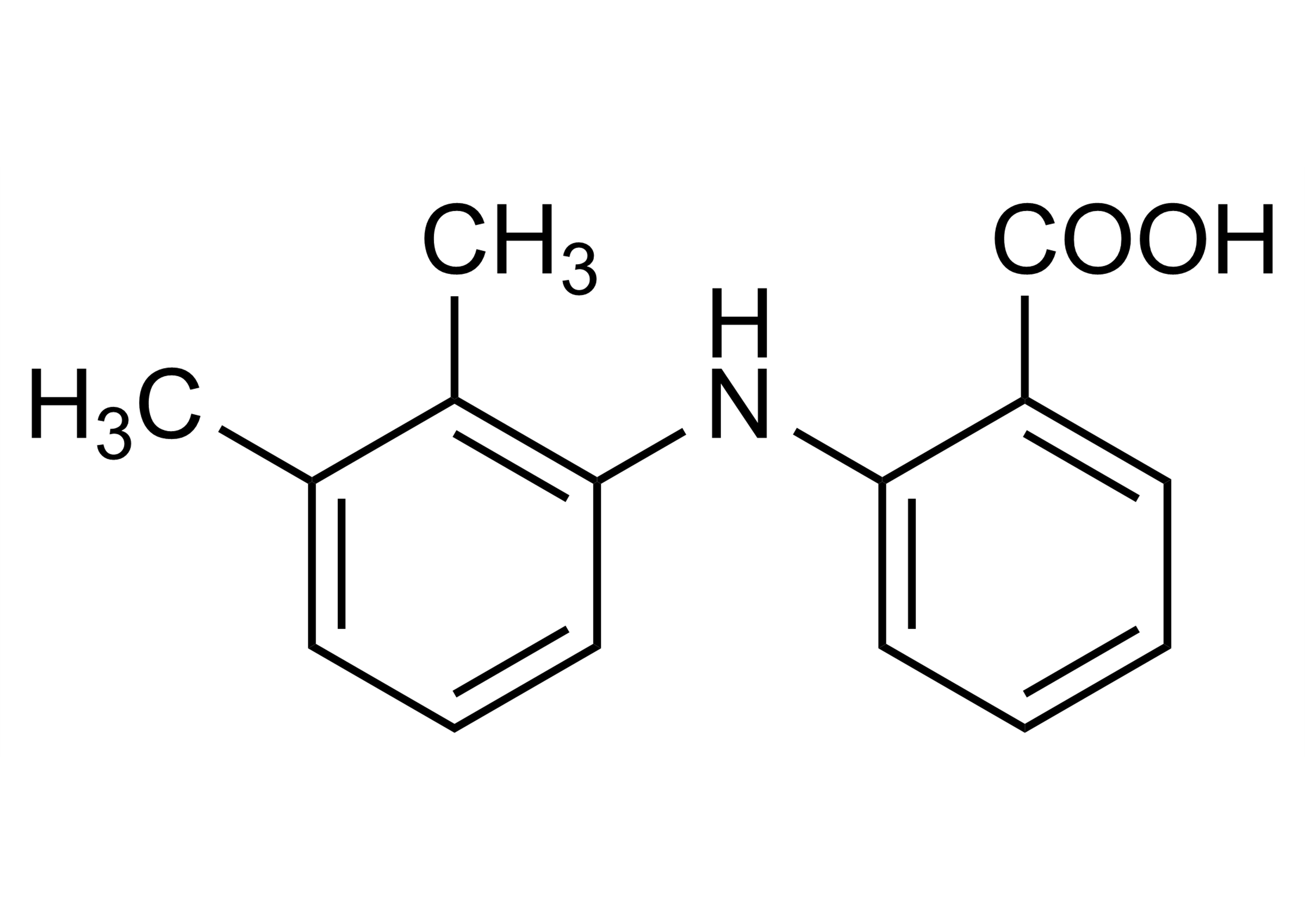 Mefenamic acid reference standard structure for LC-MS/MS and GC-MS (CAS 61-68-7)