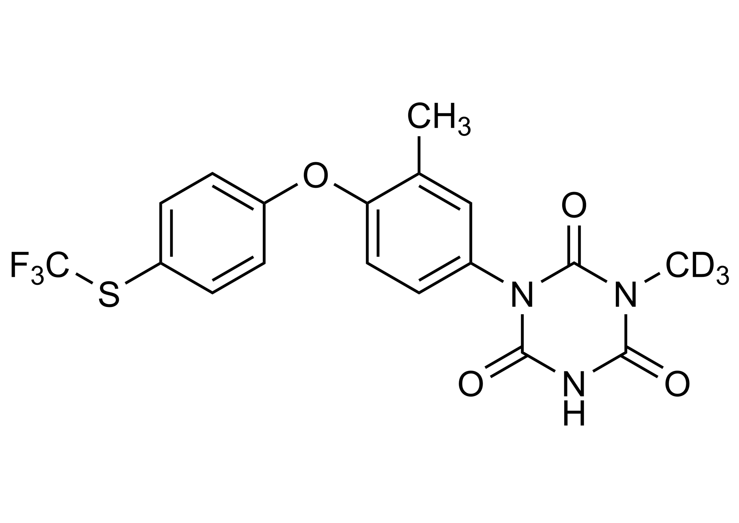 Toltrazuril-D3 molecular structure reference standard for LC-MS/MS and GC-MS quantification