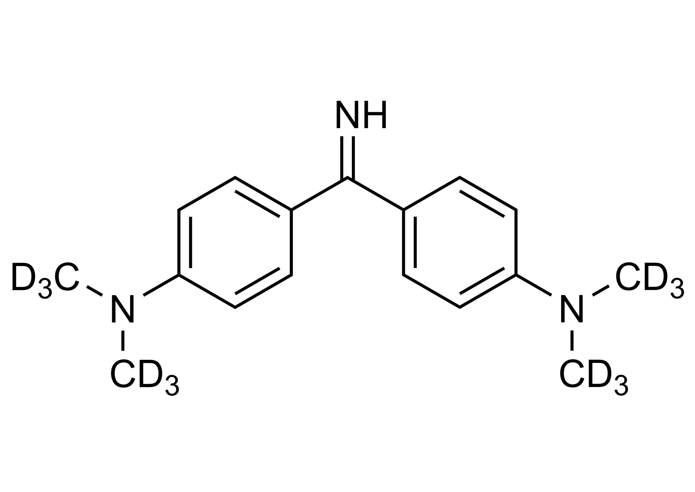 Auramine D12 molecular structure reference standard (CAS 1815617-39-0) for LC-MS/MS and GC-MS