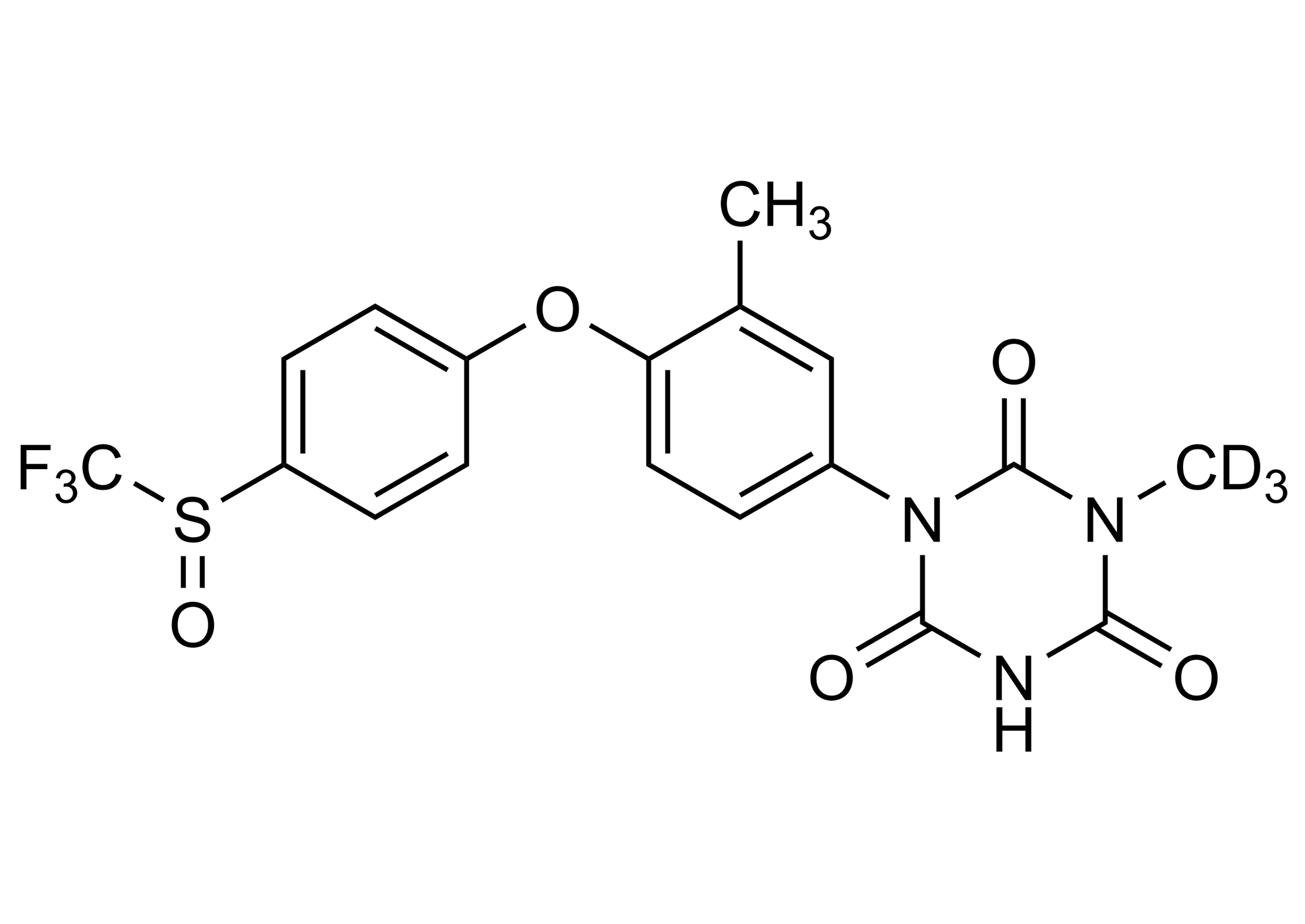 Toltrazuril sulfoxide-D3 molecular structure reference standard for LC-MS/MS and GC-MS