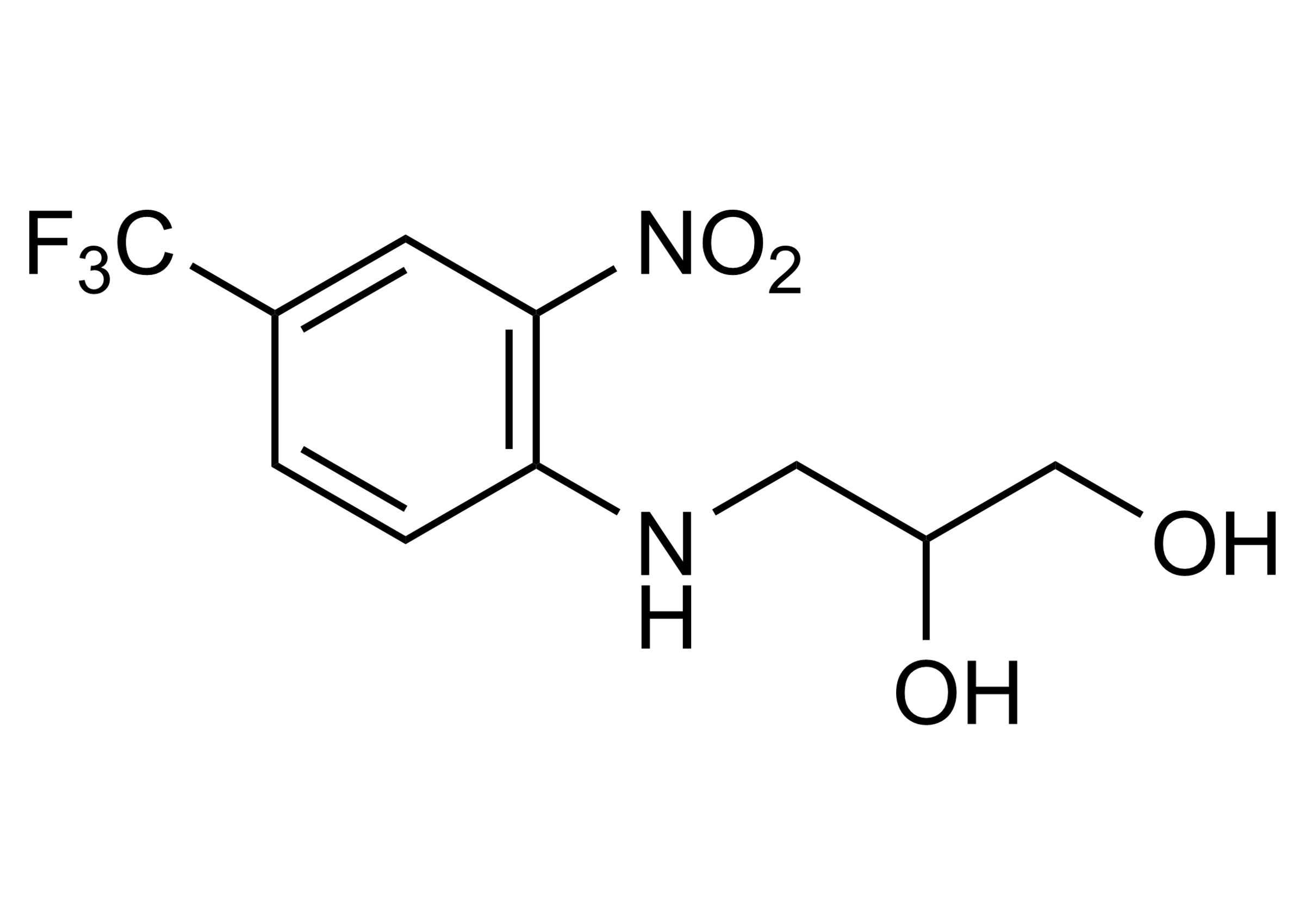 HC Yellow No 6 reference standard molecular structure for LC-MS/MS and GC-MS analysis