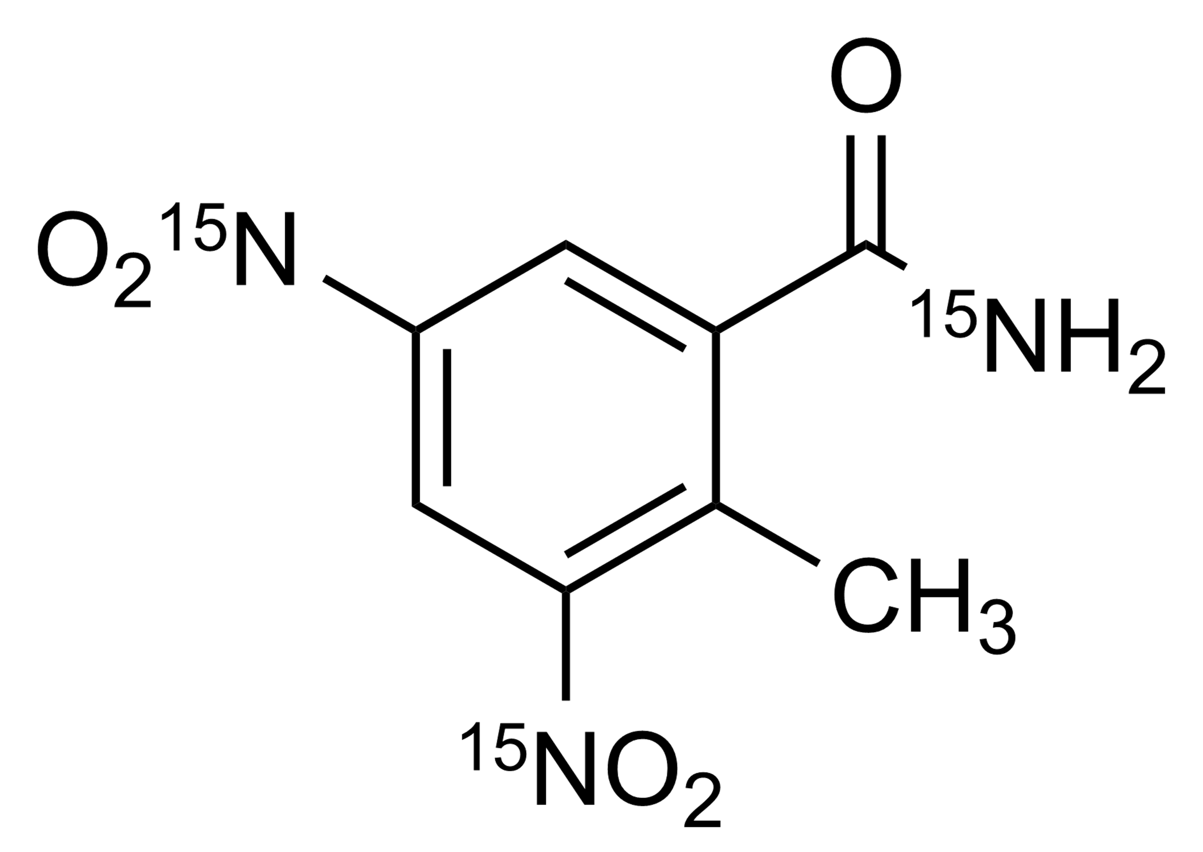 Zoalene 15N3 reference standard molecular structure for LC-MS/MS and GC-MS analysis