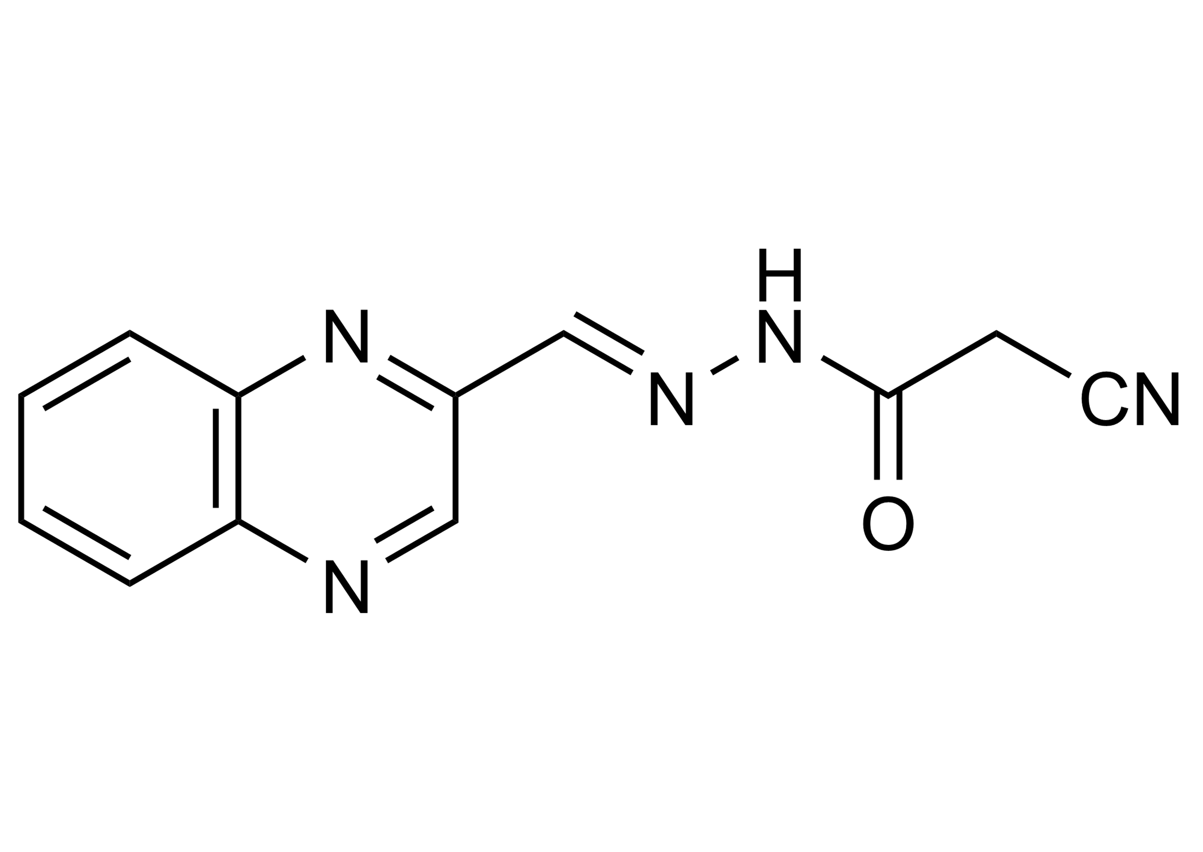 Molecular structure of 1,4-Bisdesoxycyadox (BDCYX) reference standard for LC-MS/MS and GC-MS quantification