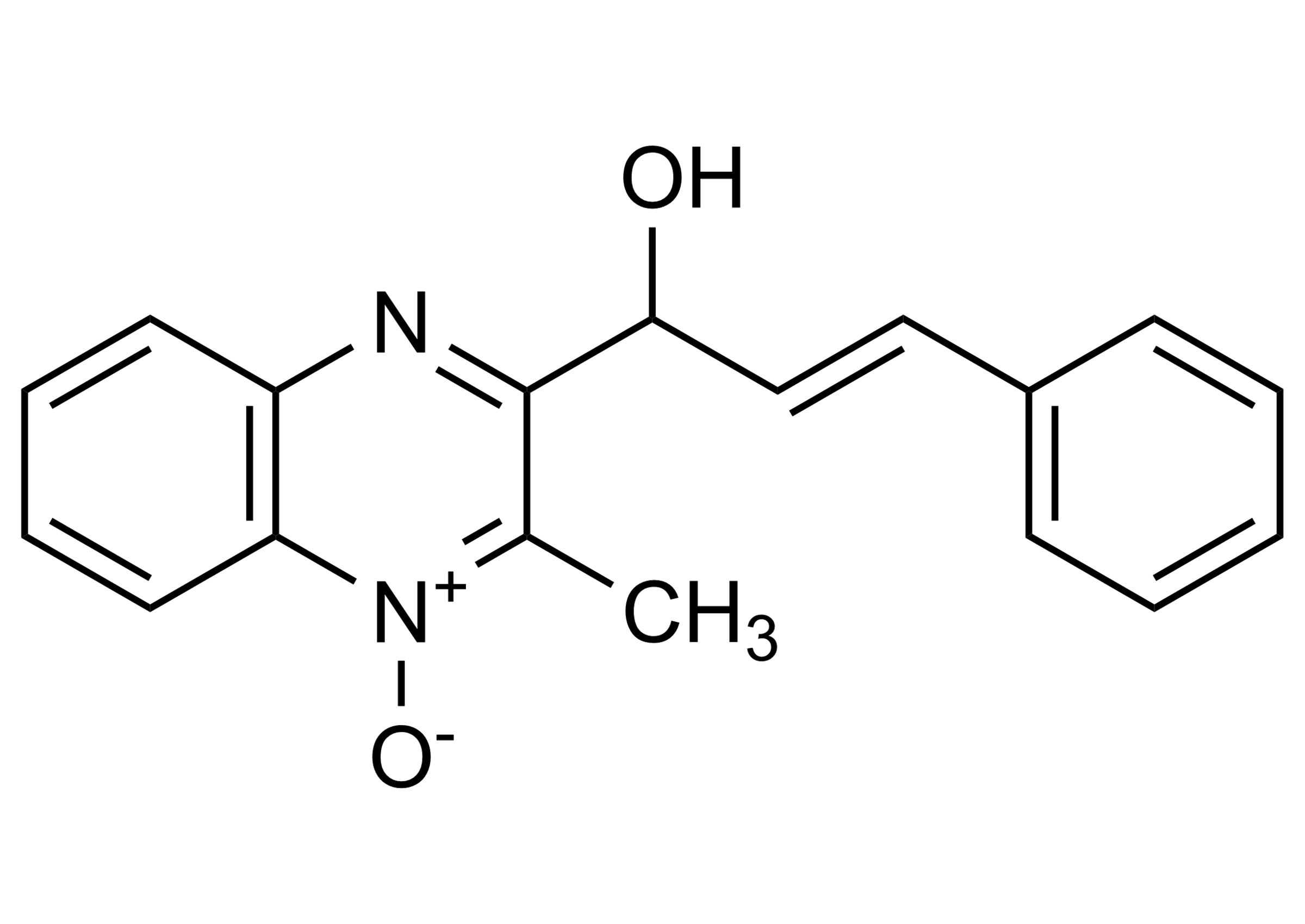 Molecular structure of 2-isoethanol-1-desoxyquinocetone (2-iso-1-DQCT), CAS 1207871-98-4, reference standard by WITEGA Laboratorien Berlin-Adlershof GmbH