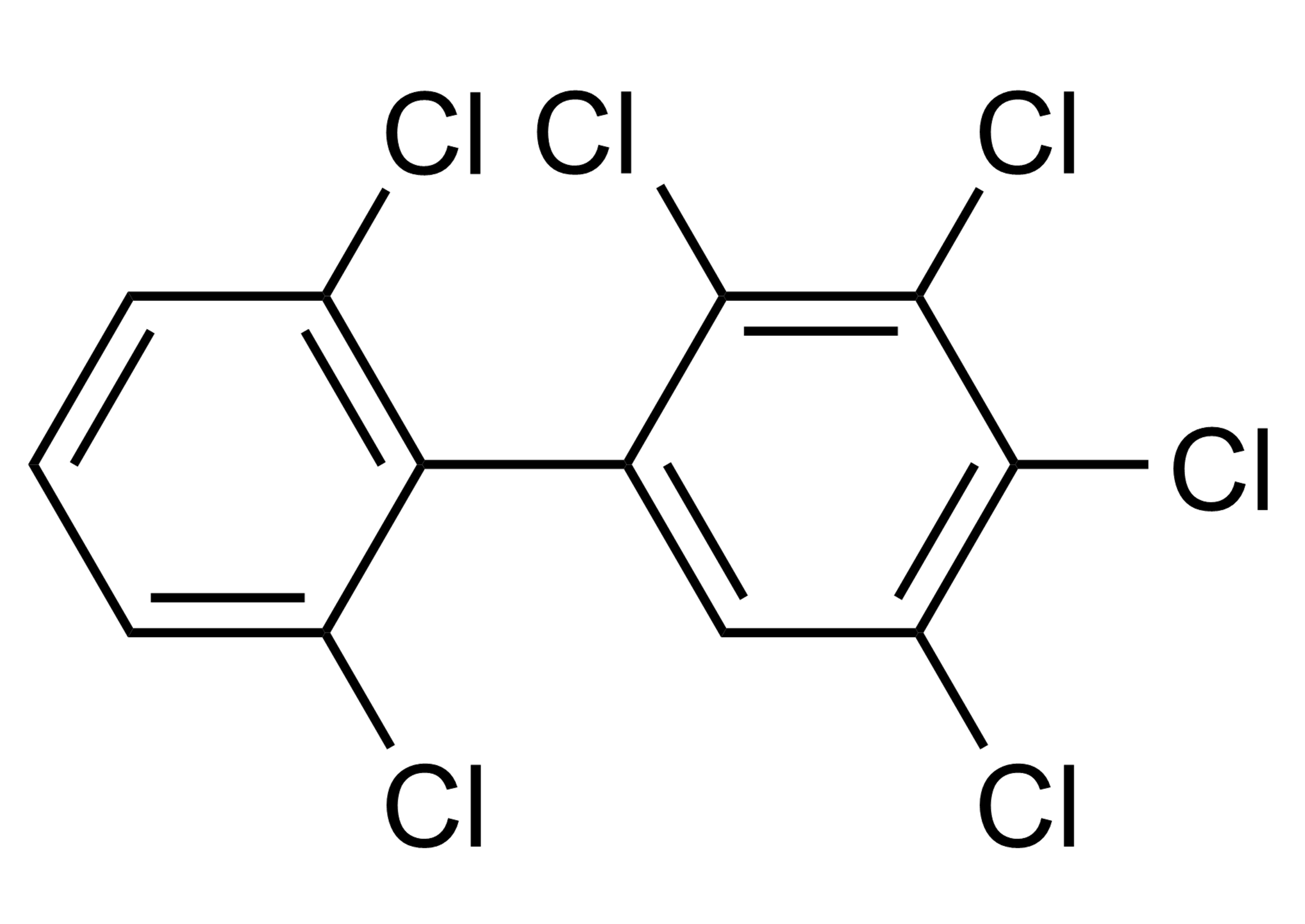 PCB 143 Reference Standard Molecular Structure PCB 143 reference standard molecular structure, CAS 68194-15-0
