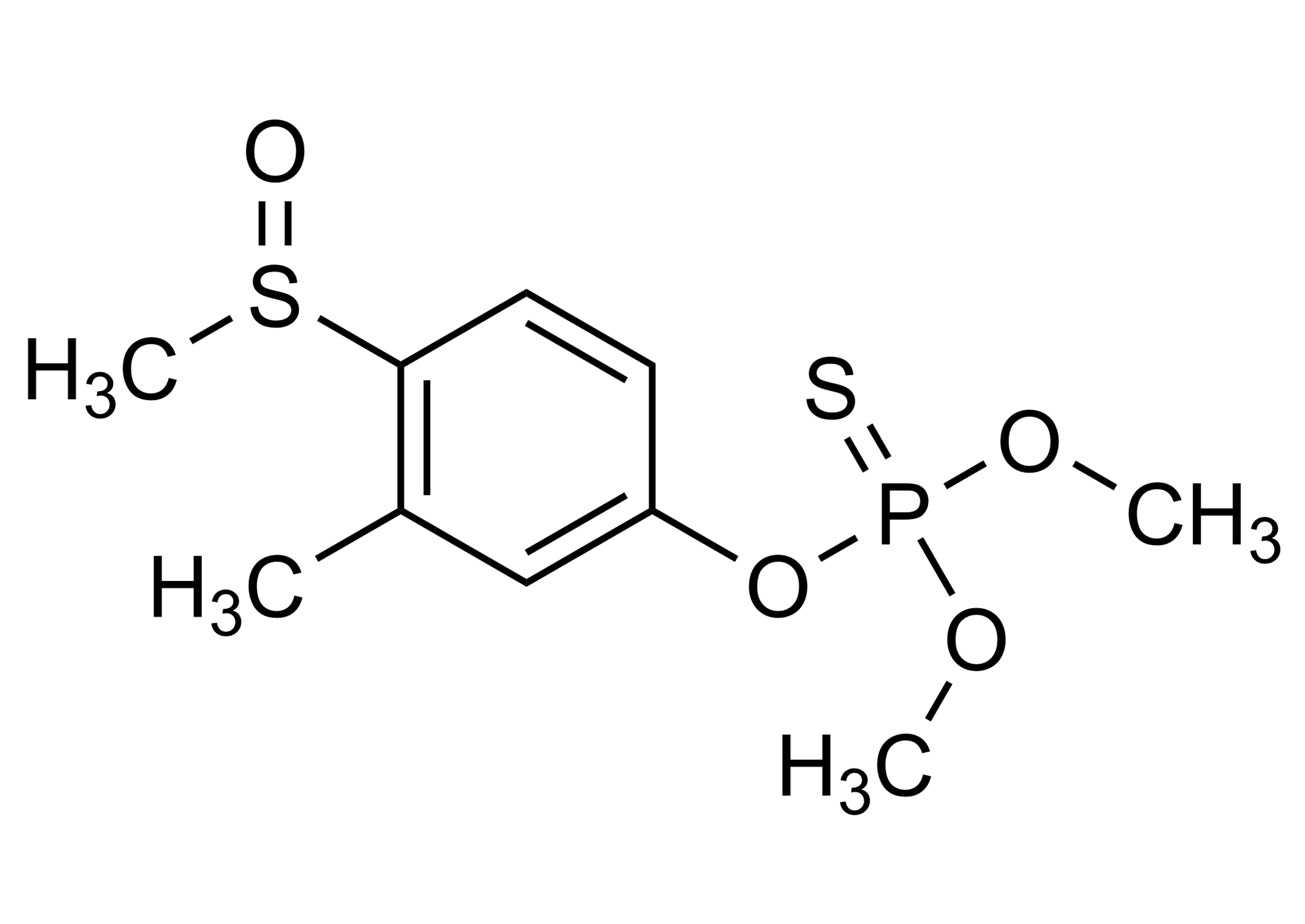 Fenthion sulfoxide molecular structure reference standard PS027