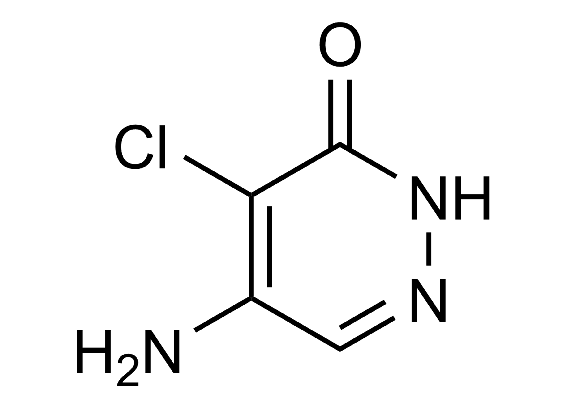 Chloridazon desphenyl reference standard molecular structure (CAS 6339-19-1)