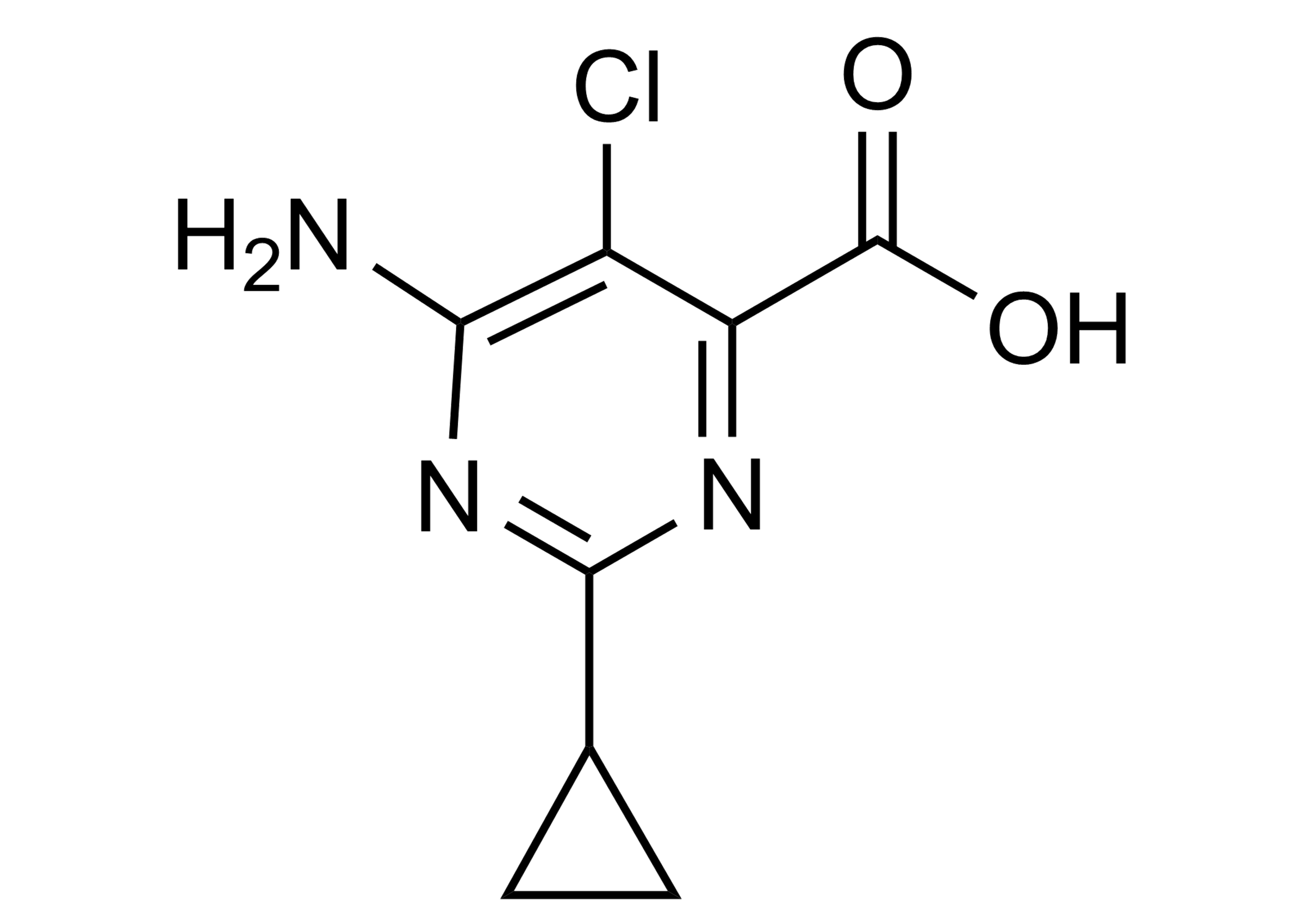 Aminocyclopyrachlor reference standard molecular structure for LC-MS/MS and GC-MS analysis