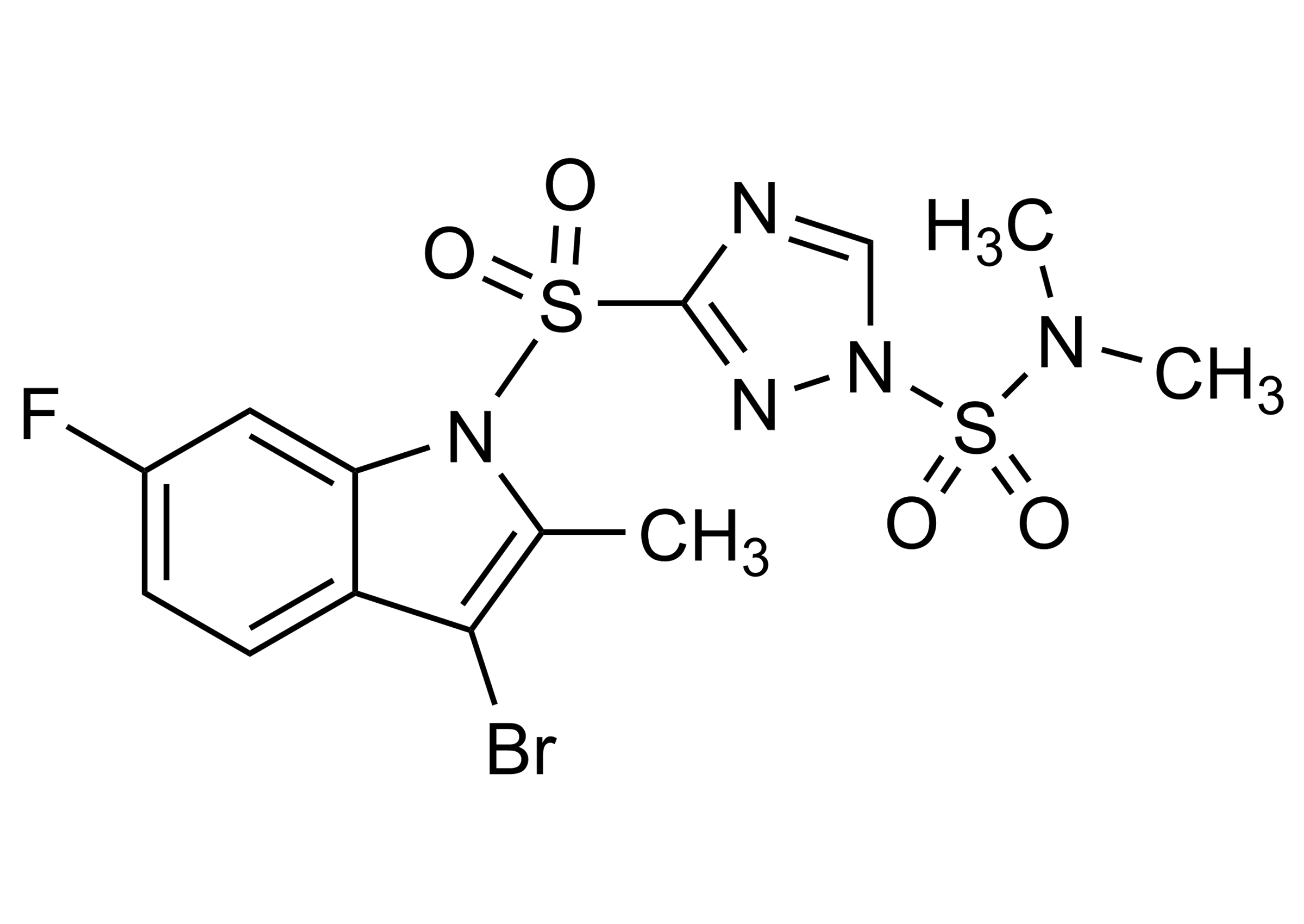 Amisulbrom reference standard molecular structure (CAS 348635-87-0) for LC-MS/MS and GC-MS