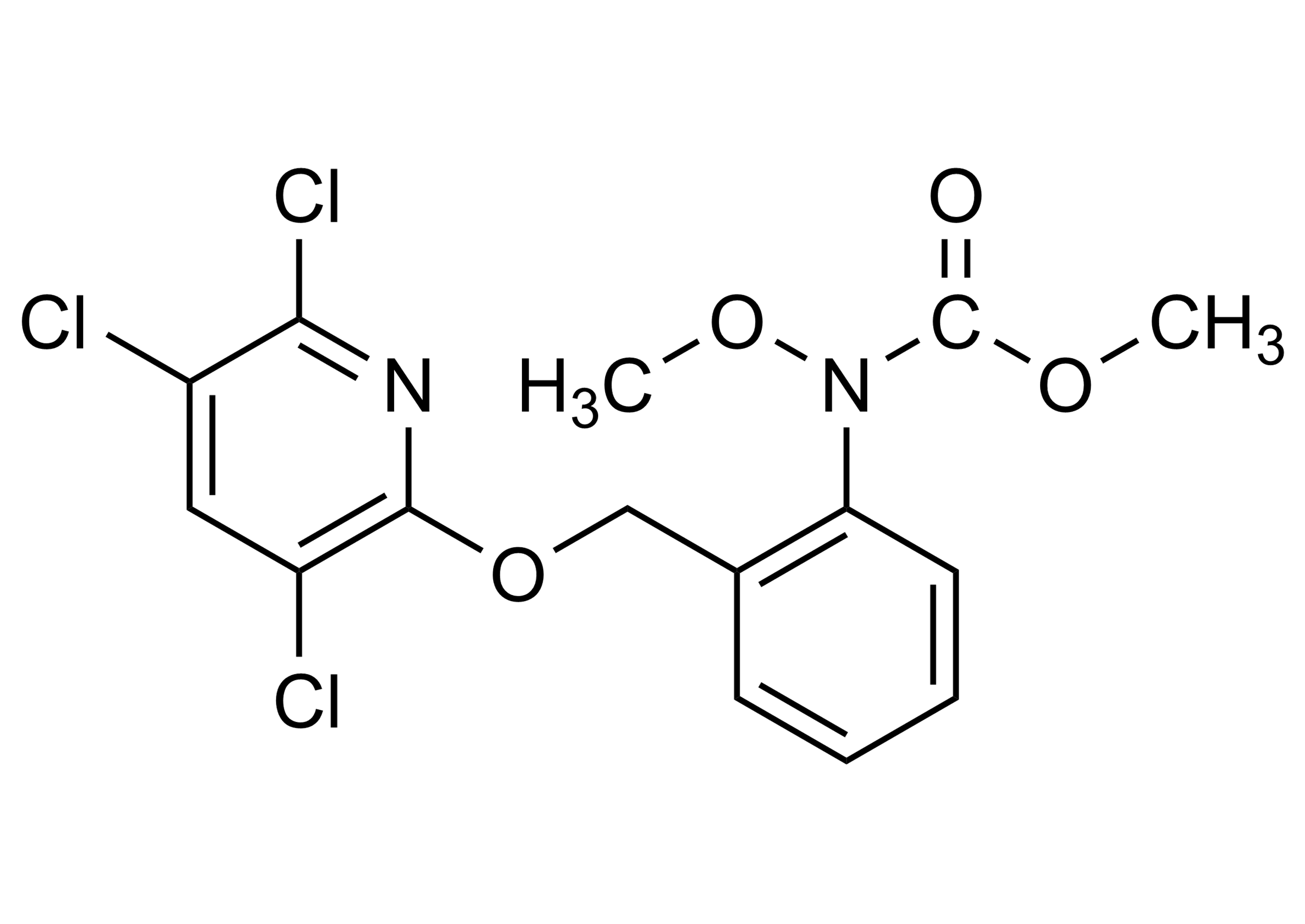 Triclopyricarb reference standard molecular structure CAS 902760-40-1 for LC-MS/MS and GC-MS analysis