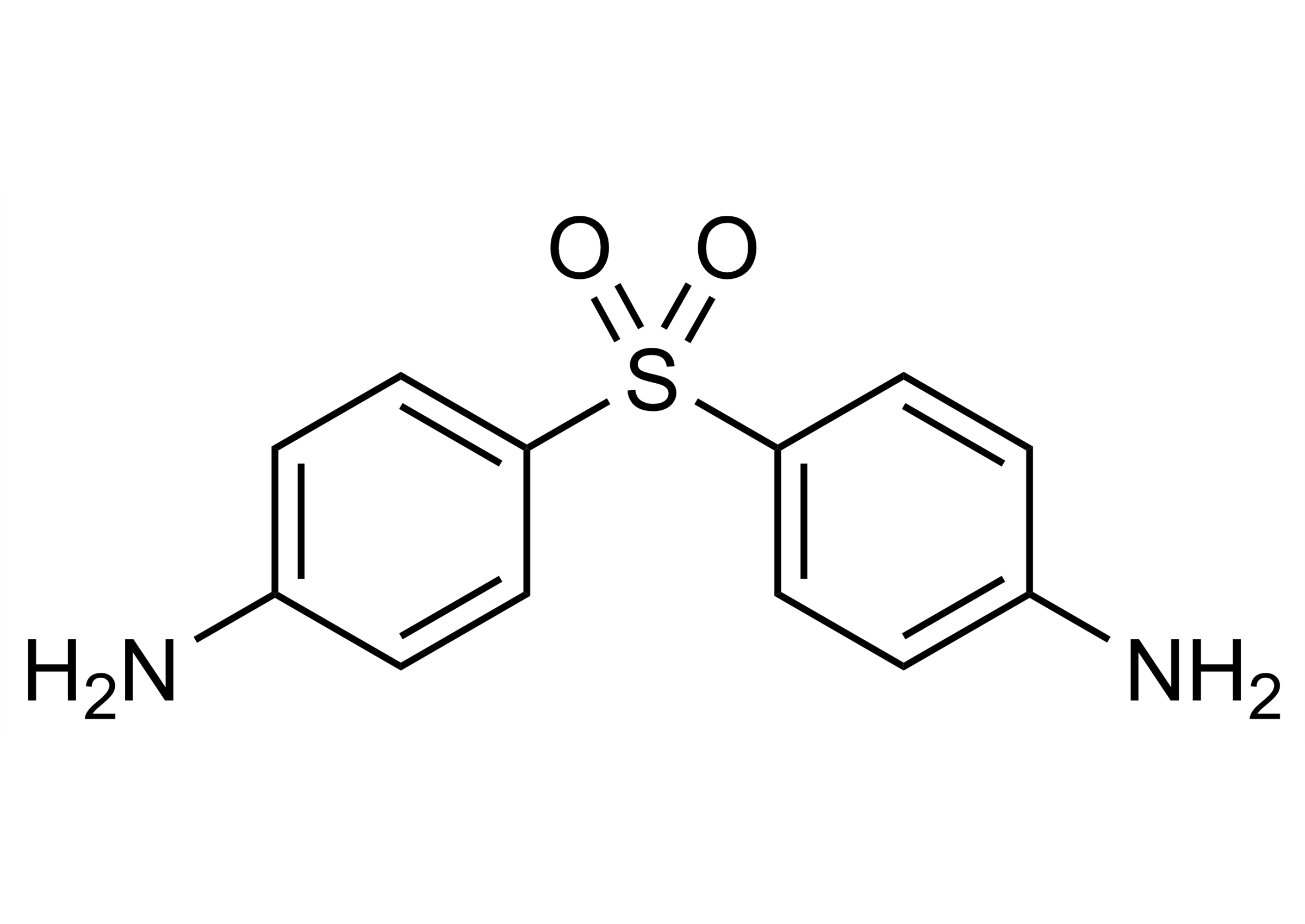 Dapsone reference standard molecular structure for LC-MS/MS and GC-MS calibration