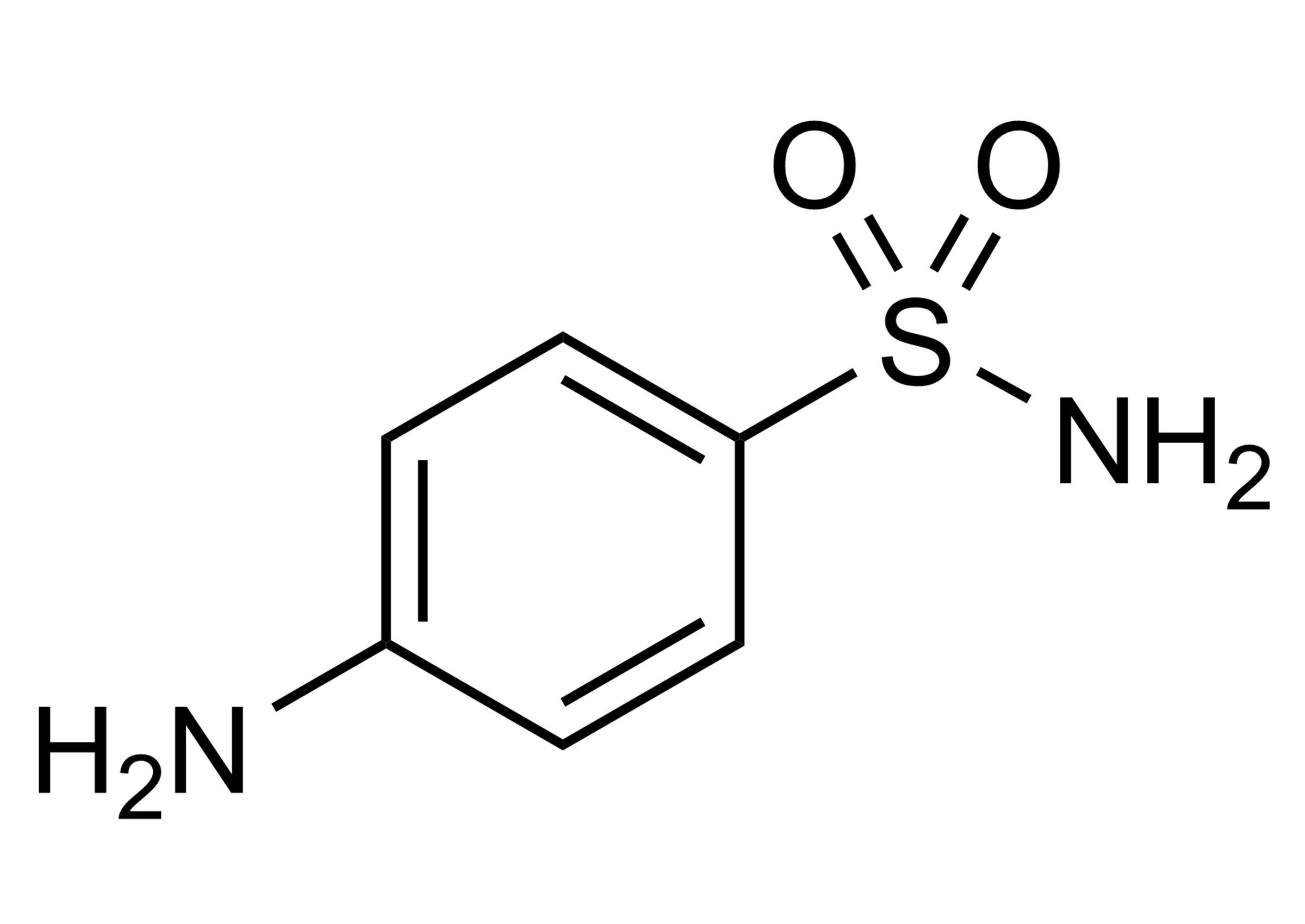 Sulfanilamide molecular structure reference standard for LC-MS/MS and GC-MS