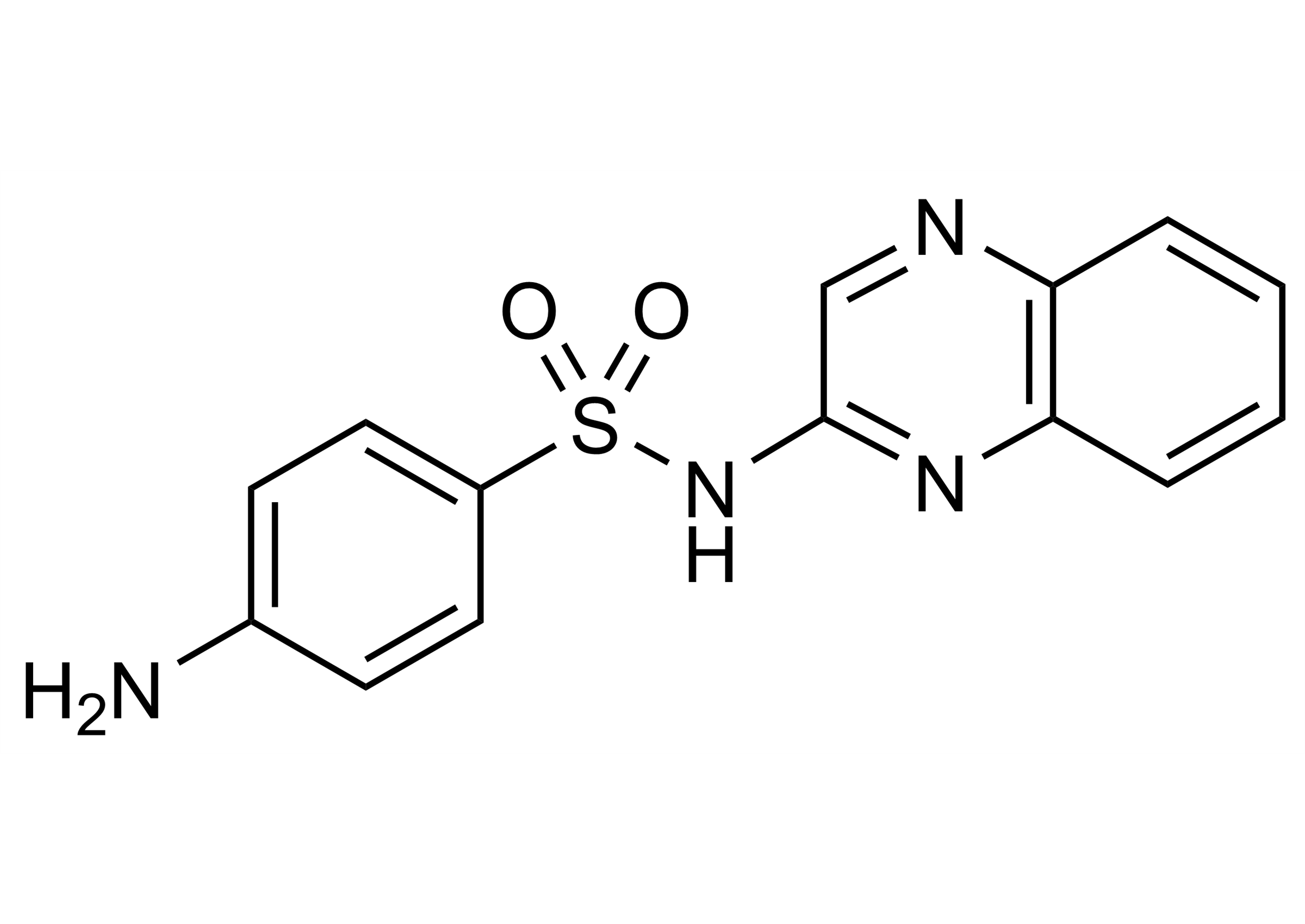 Sulfaquinoxaline reference standard structure (CAS 59-40-5)