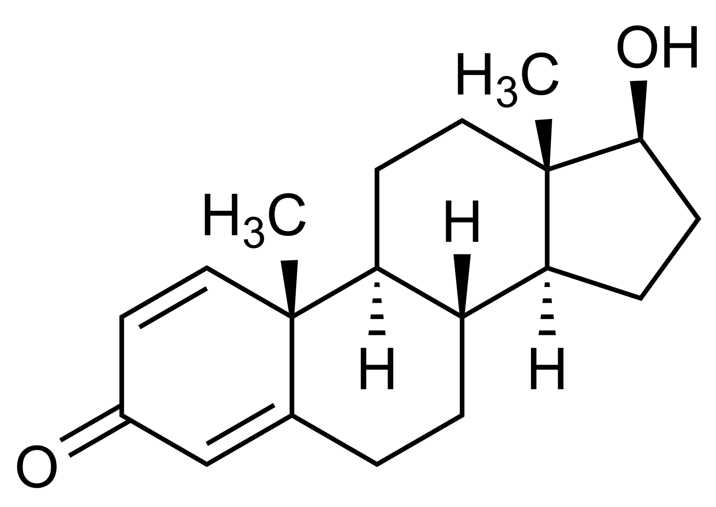 17-beta Boldenone Reference Standard Molecular Structure 17-beta Boldenone reference standard molecular structure for LC-MS/MS and GC-MS calibration