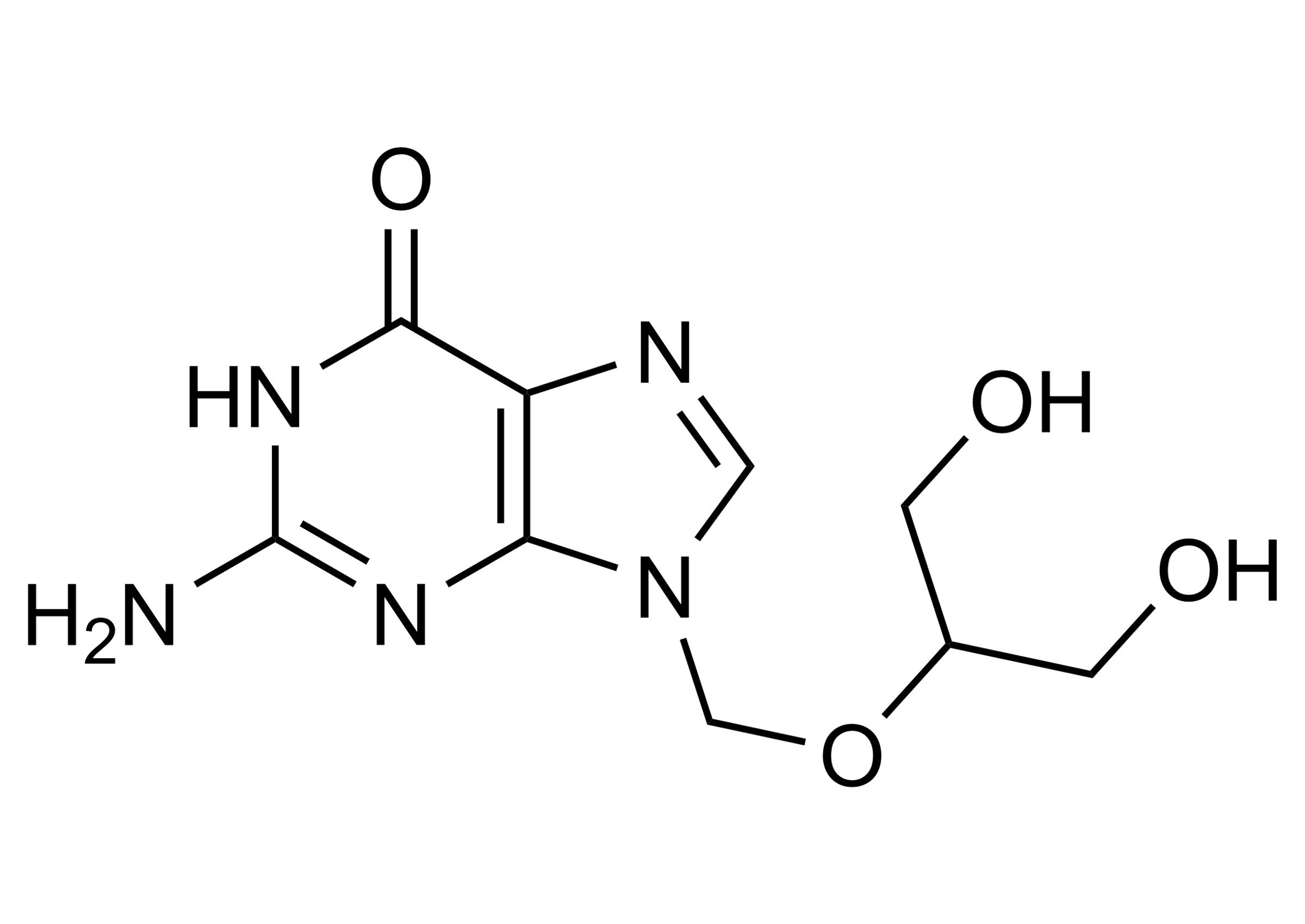 Ganciclovir reference standard for LC-MS/MS and GC-MS (CAS 82410-32-0) from WITEGA